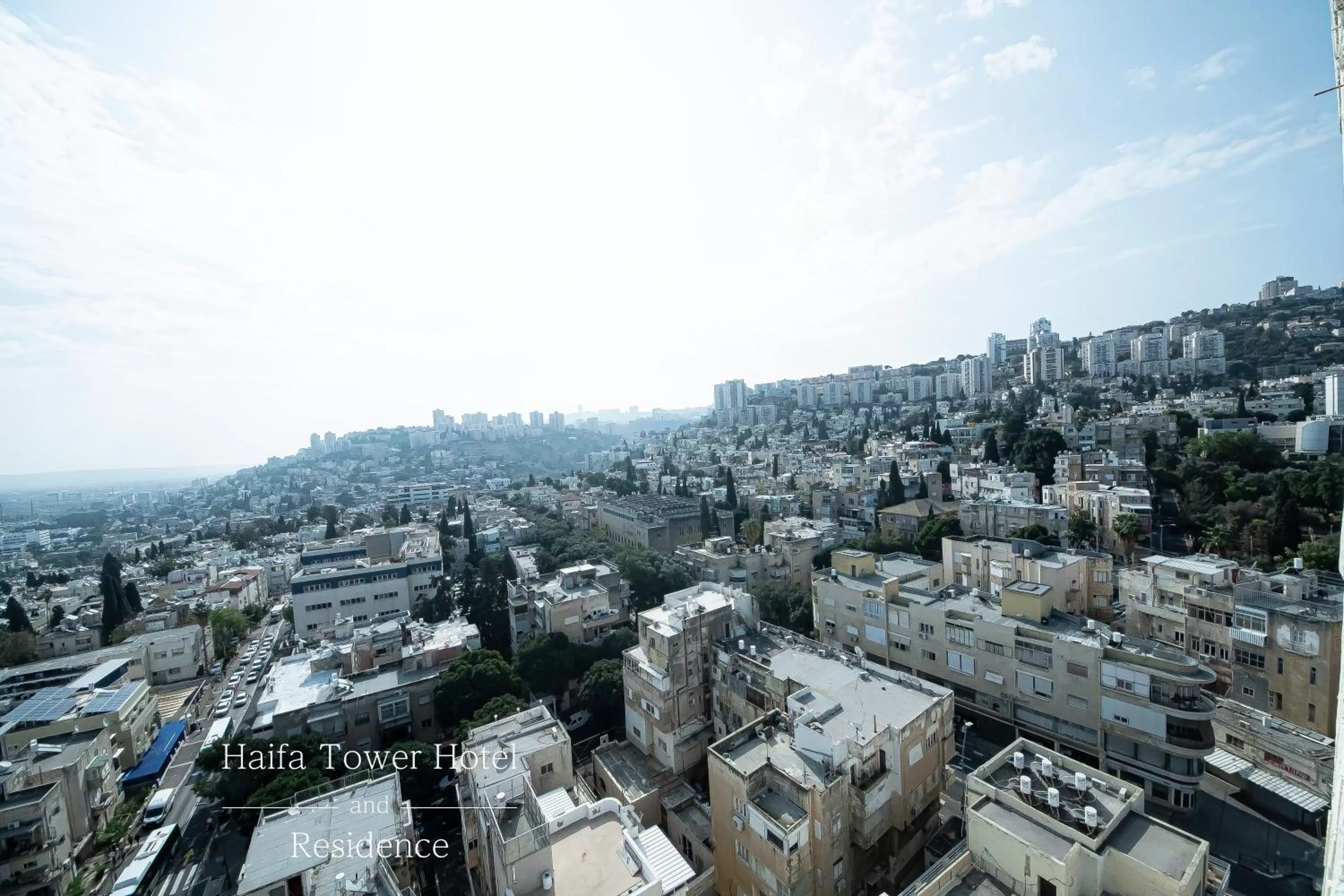 View (from property/room) in Haifa Tower Hotel - מלון מגדל חיפה