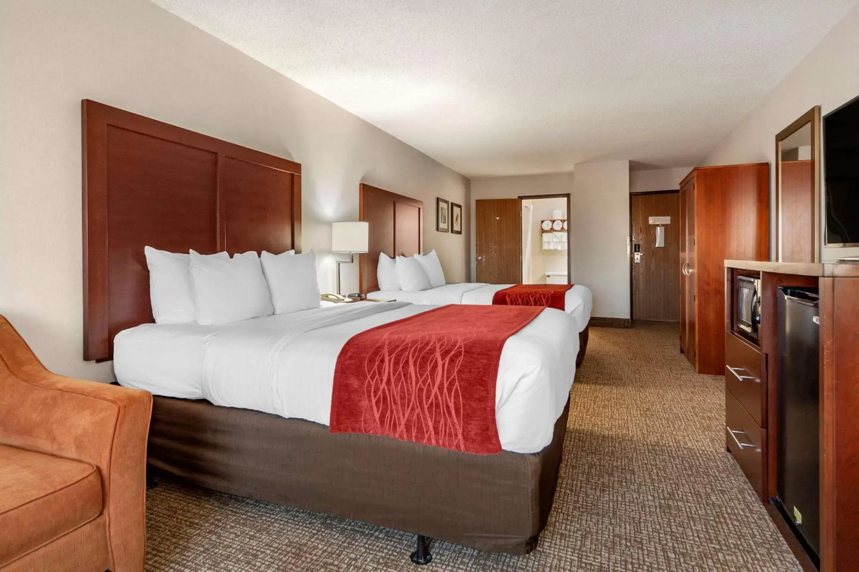 Queen Room with Two Queen Beds - Non-Smoking in Comfort Inn Grand Island North Queen Room with Two Queen Beds - Non-Smoking in Comfort Inn Grand Island North