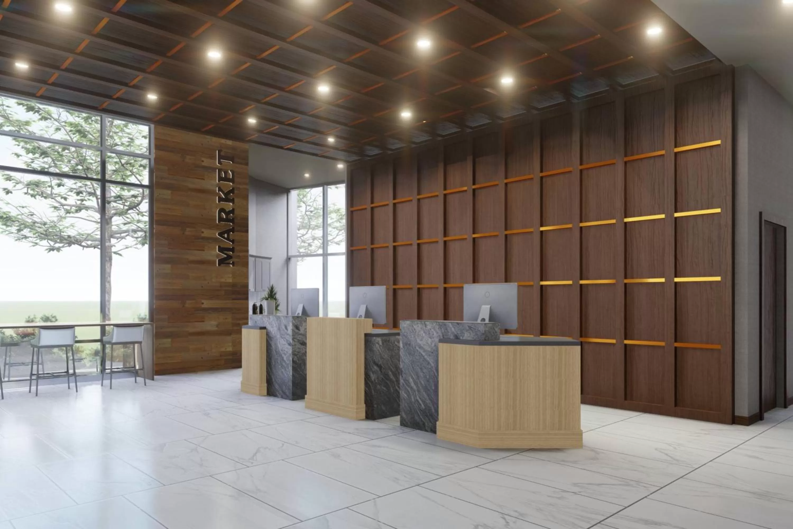Lobby or reception in Delta Hotels by Marriott Raleigh-Durham at Research Triangle Park