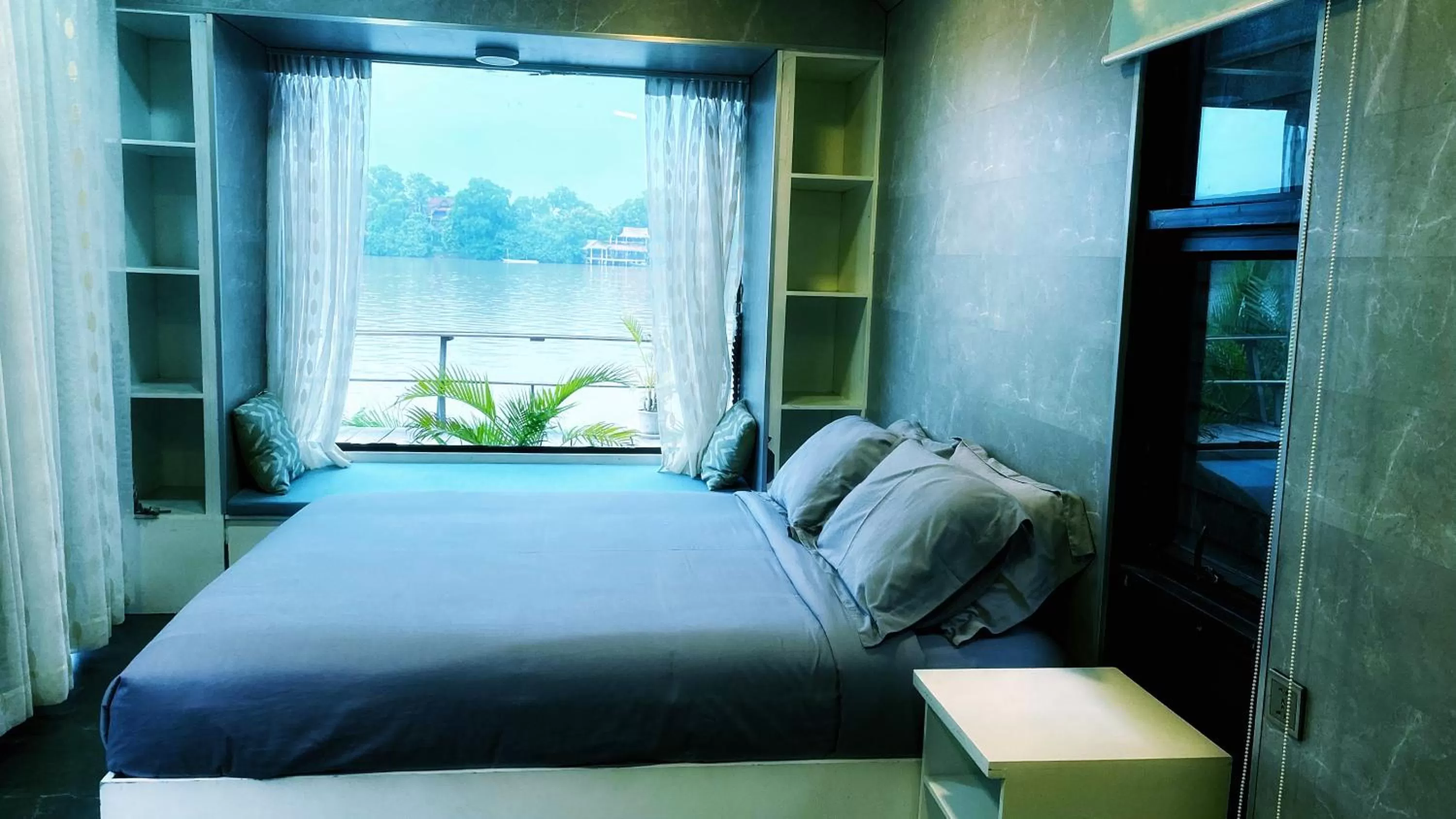 Bed in Kampot Riverfront Boutique