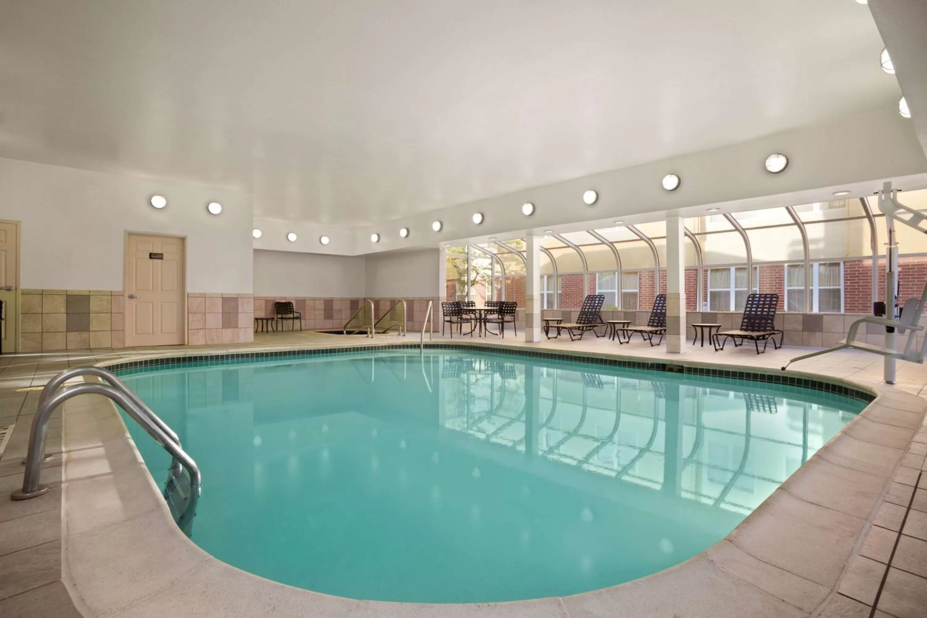 Pool view in Homewood Suites by Hilton Dallas-Park Central Area