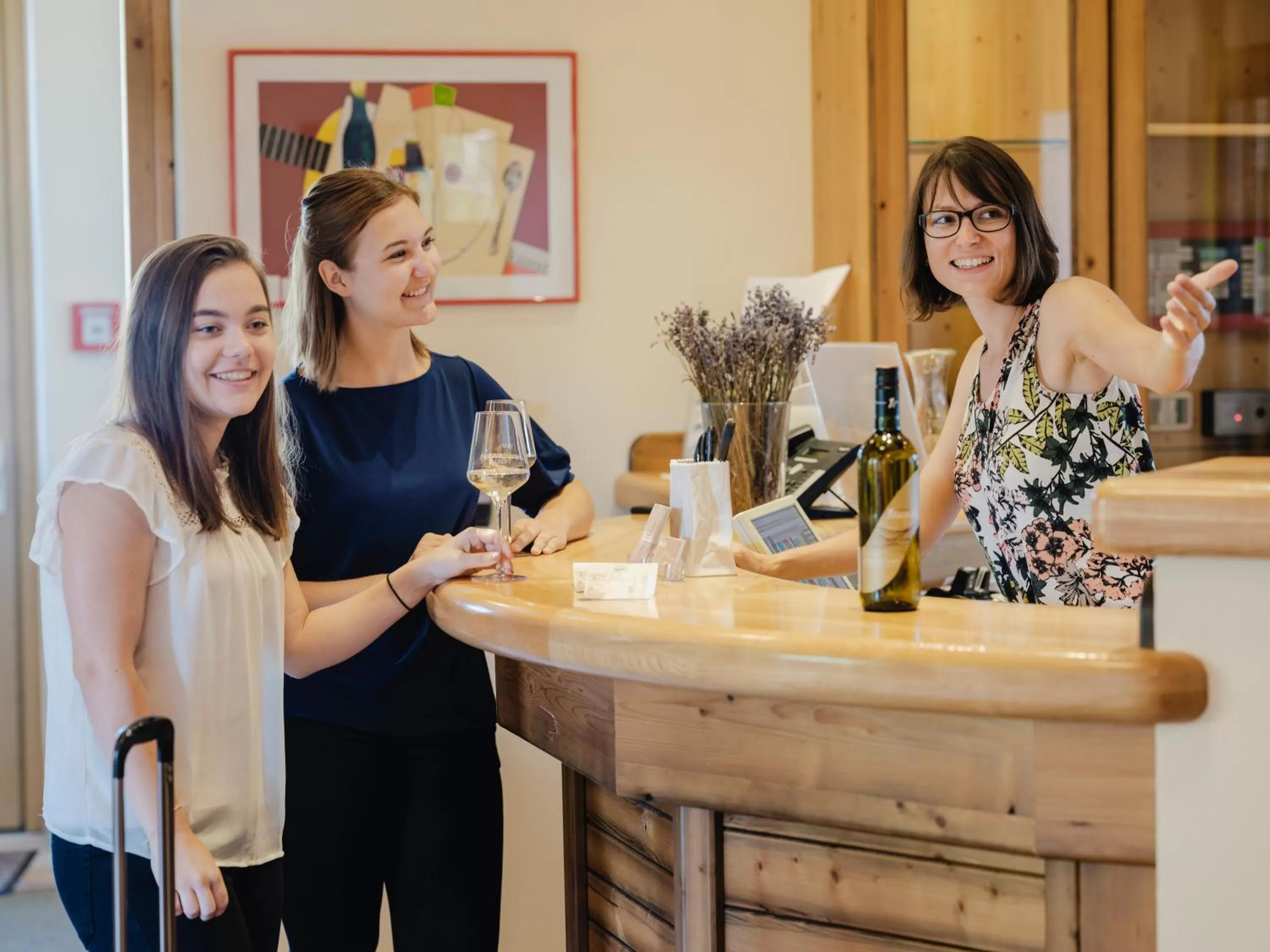 Lobby or reception in Hotel Neustifter