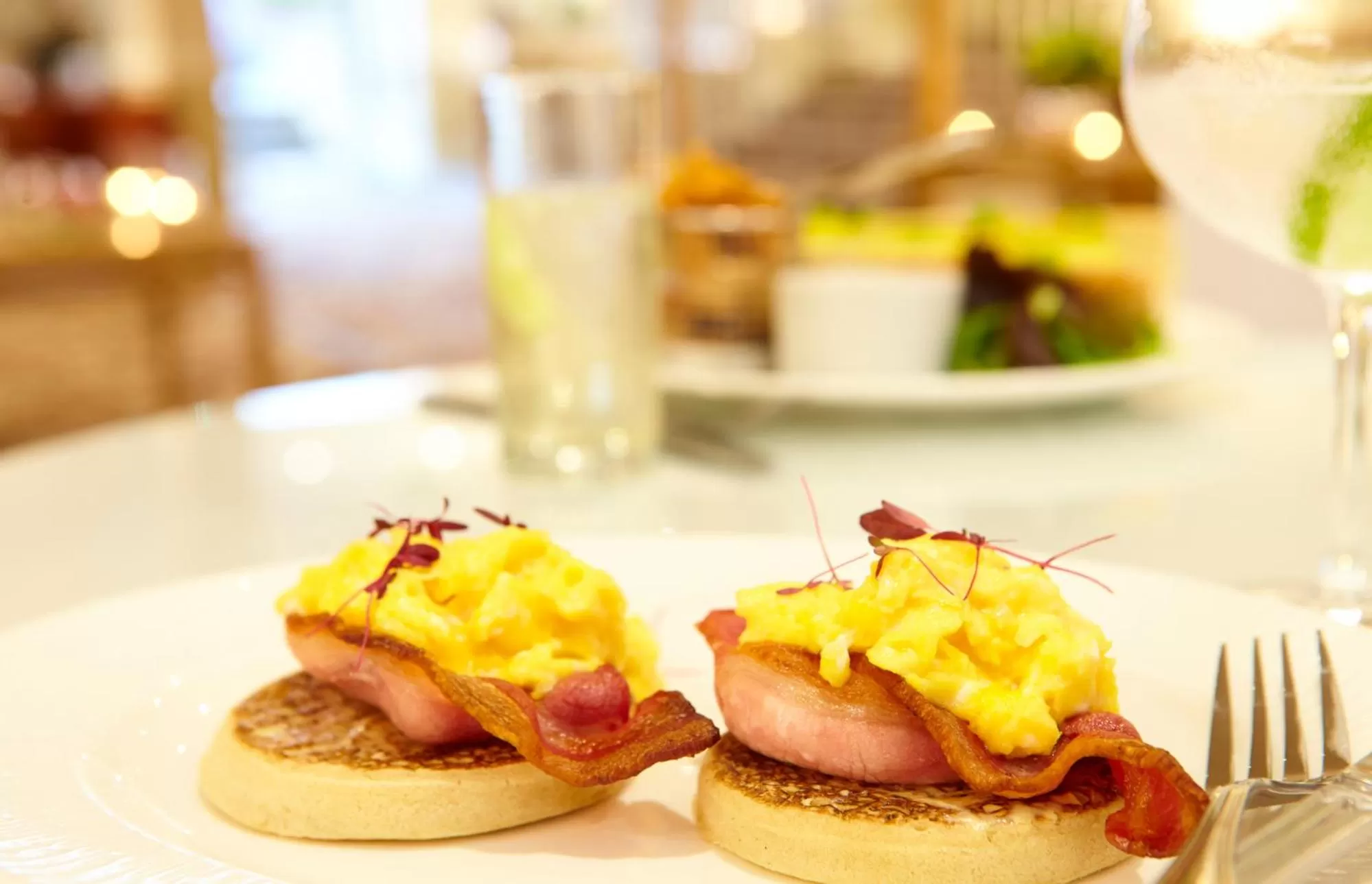 Food close-up in Palm Court Hotel