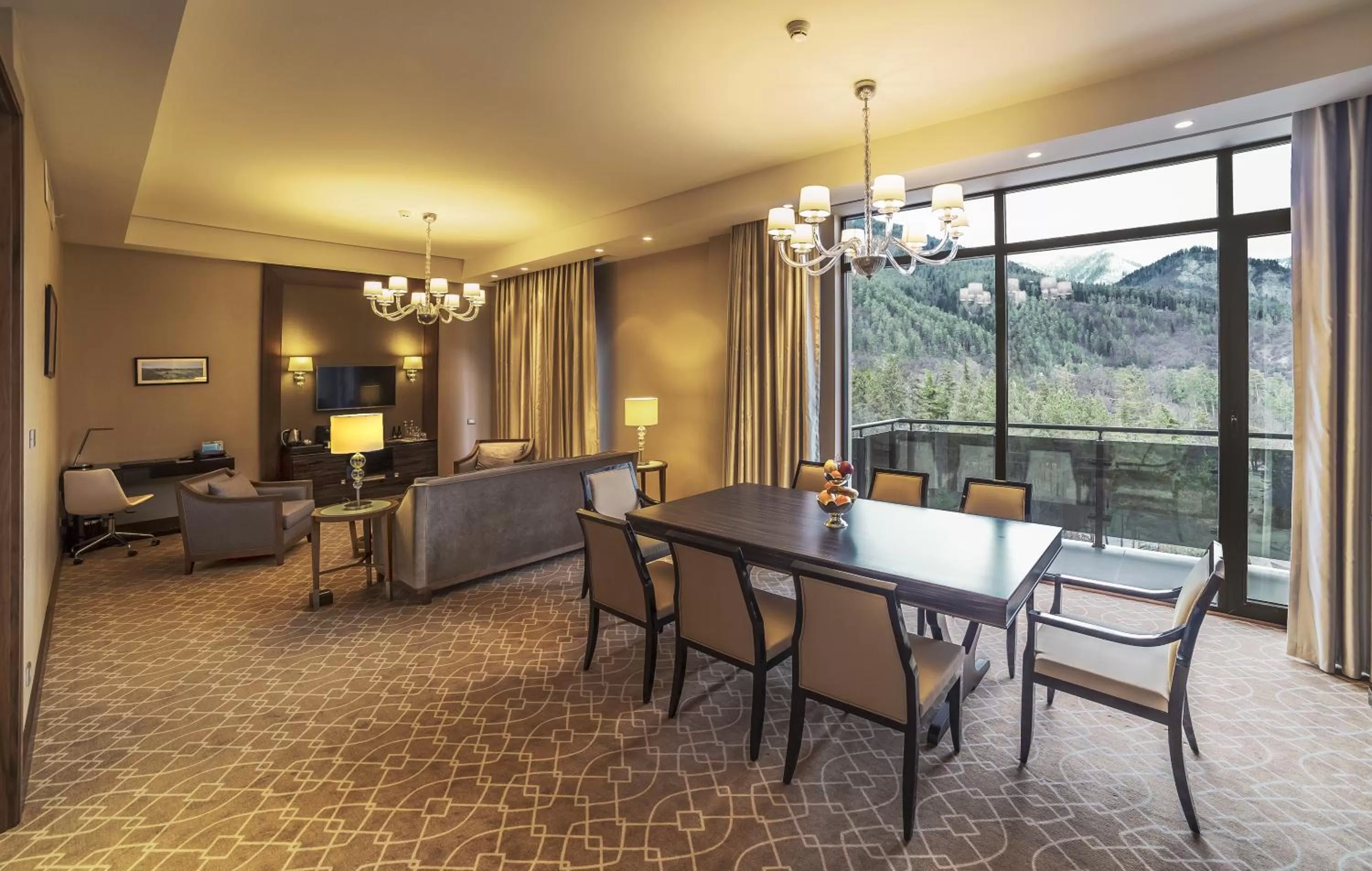 Living room in Borjomi Likani Health & Spa Centre