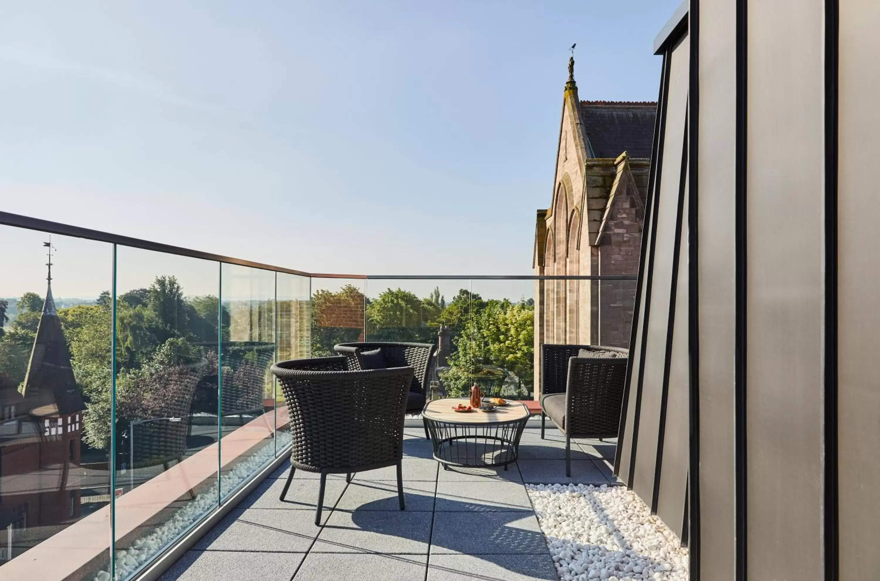 Deluxe Premium King Room with Balcony in Hotel Indigo - Chester by IHG Deluxe Premium King Room with Balcony in Hotel Indigo - Chester by IHG