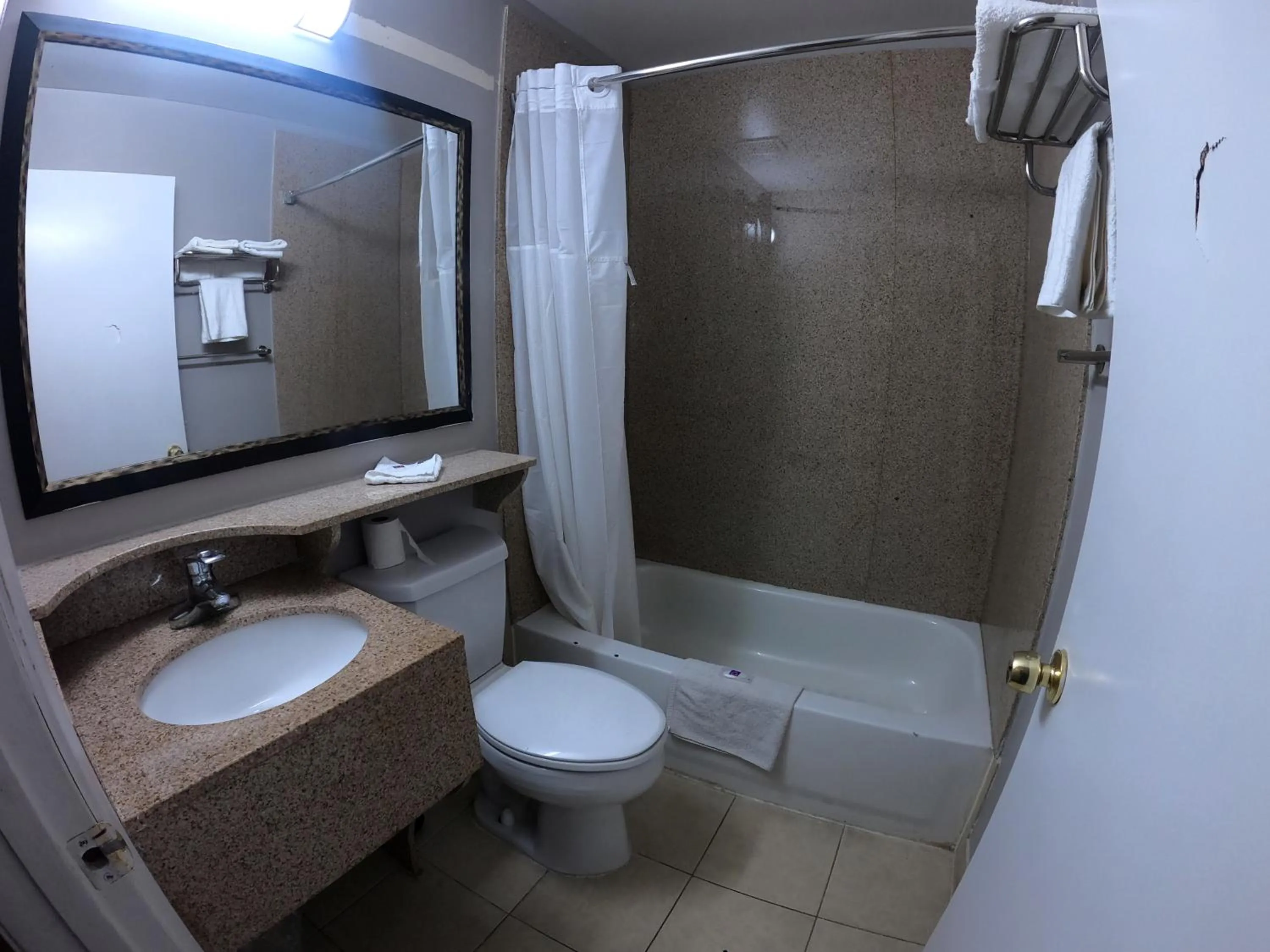 Bathroom in Motel 6-Toms River, NJ