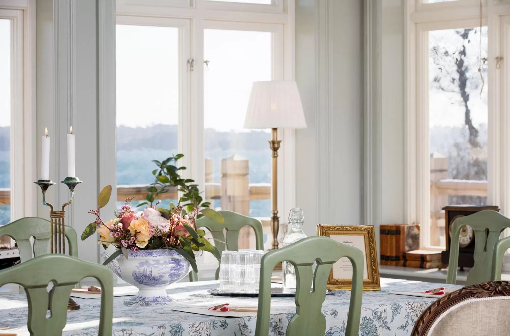 Living room in Strandflickornas Annex Gula Villan