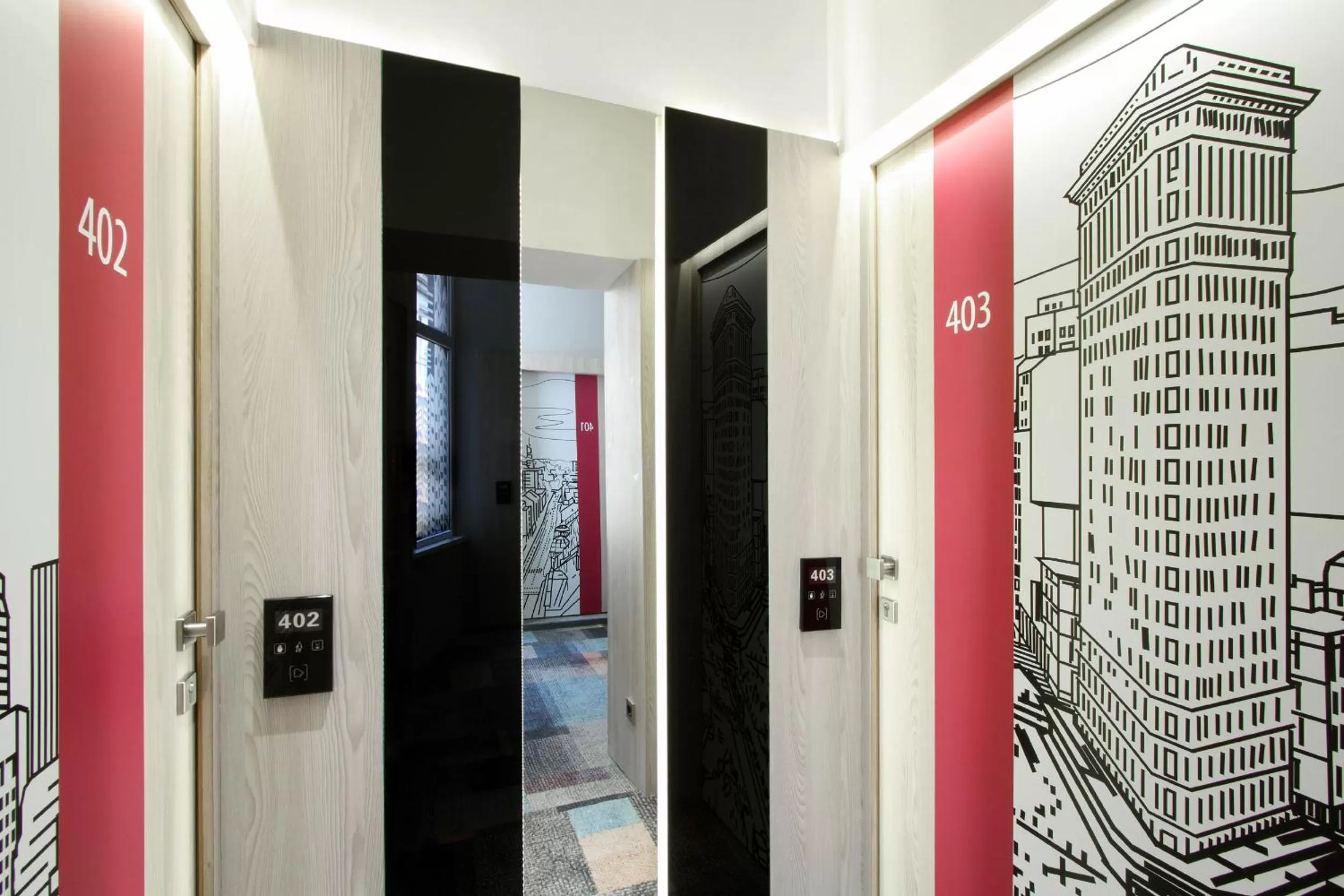 Decorative detail in Hotel Cosmopolit