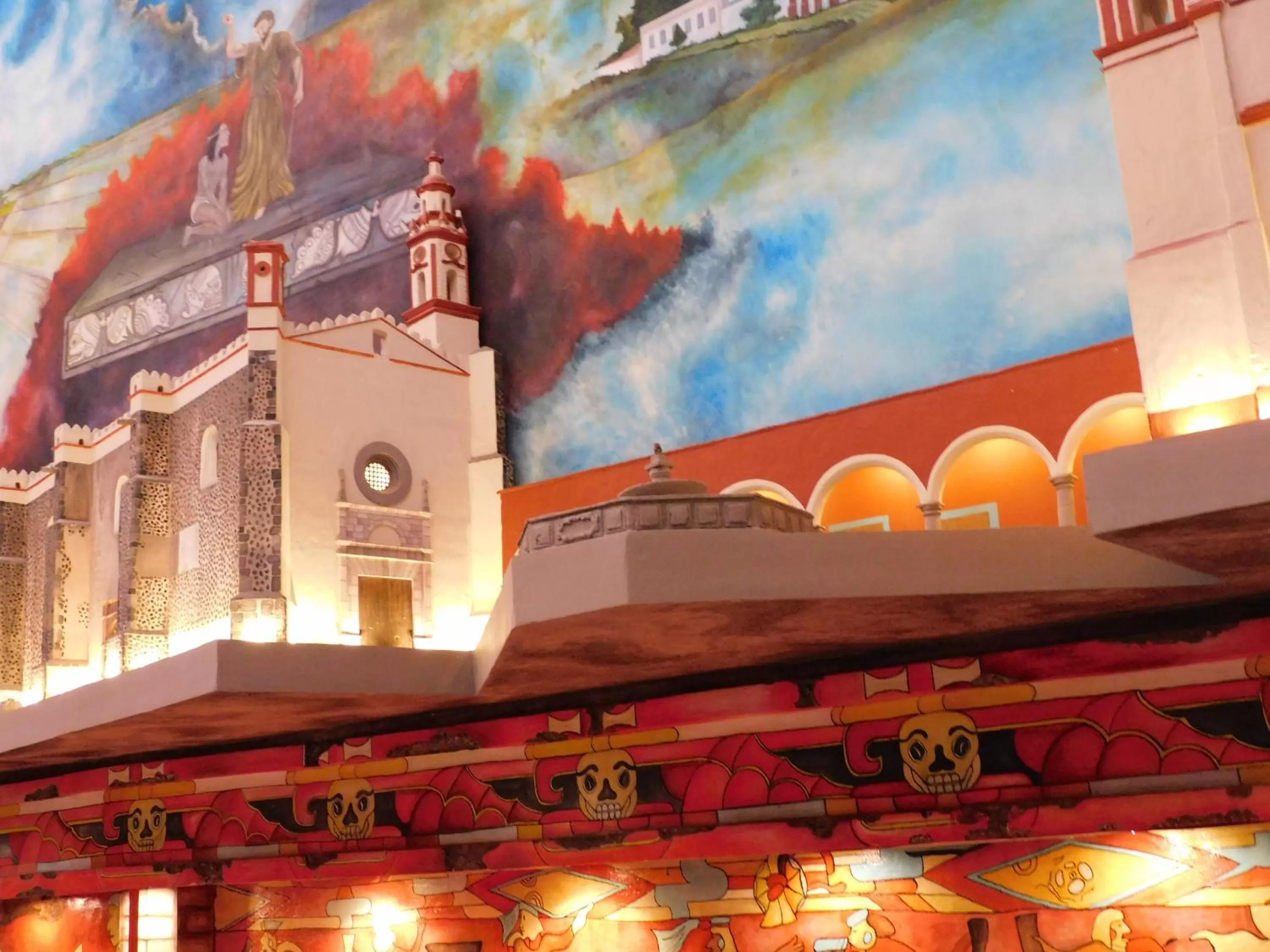 Decorative detail in Hotel Santa Rosa