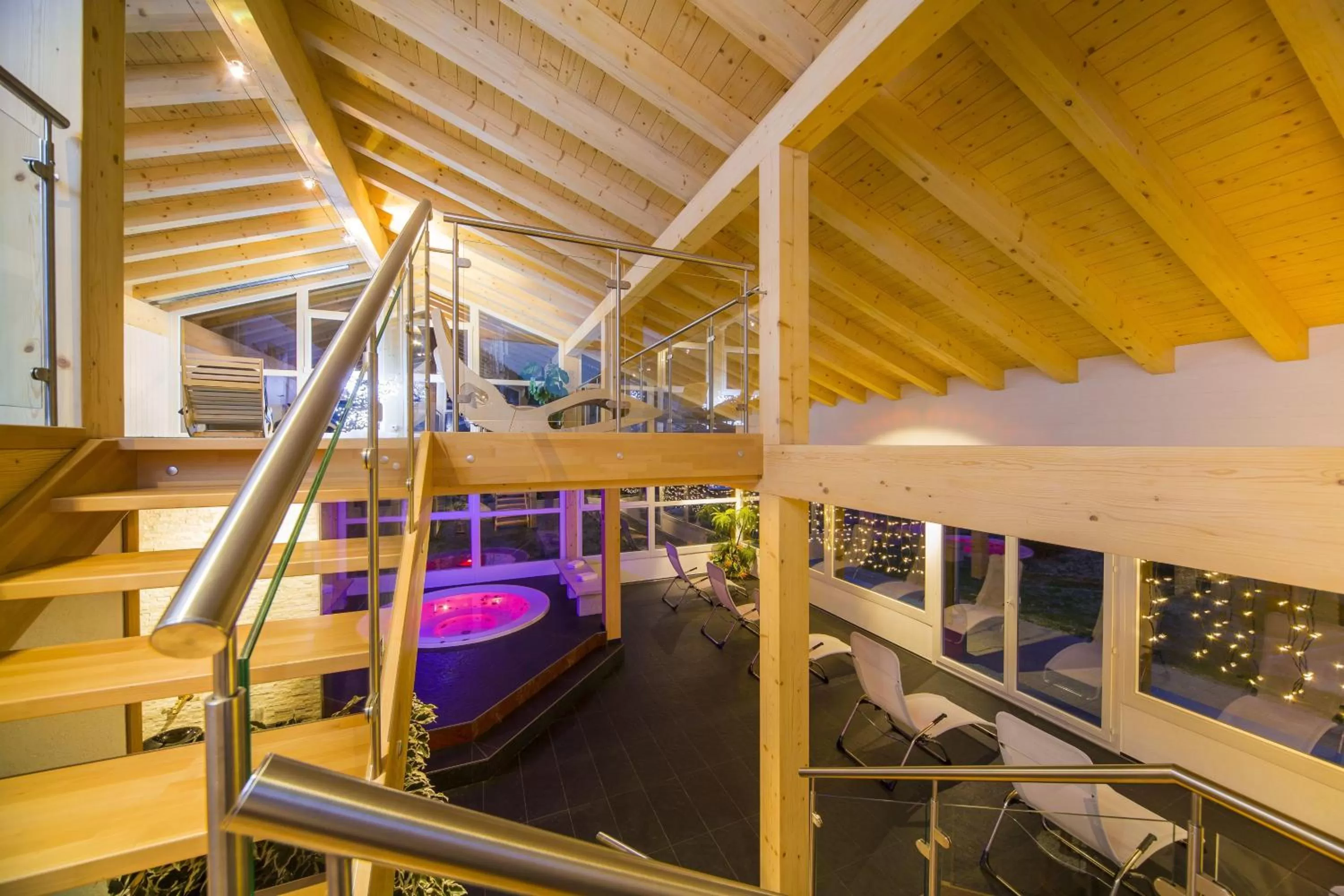 Hot Tub in Wellness- und Schneesporthotel Christiania