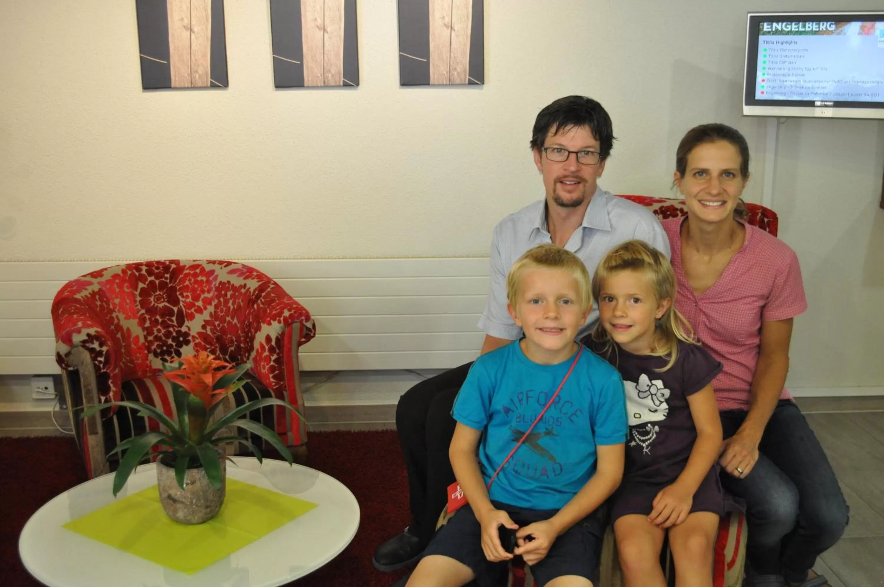 Family in Hotel Engelberg "mein Trail Hotel"