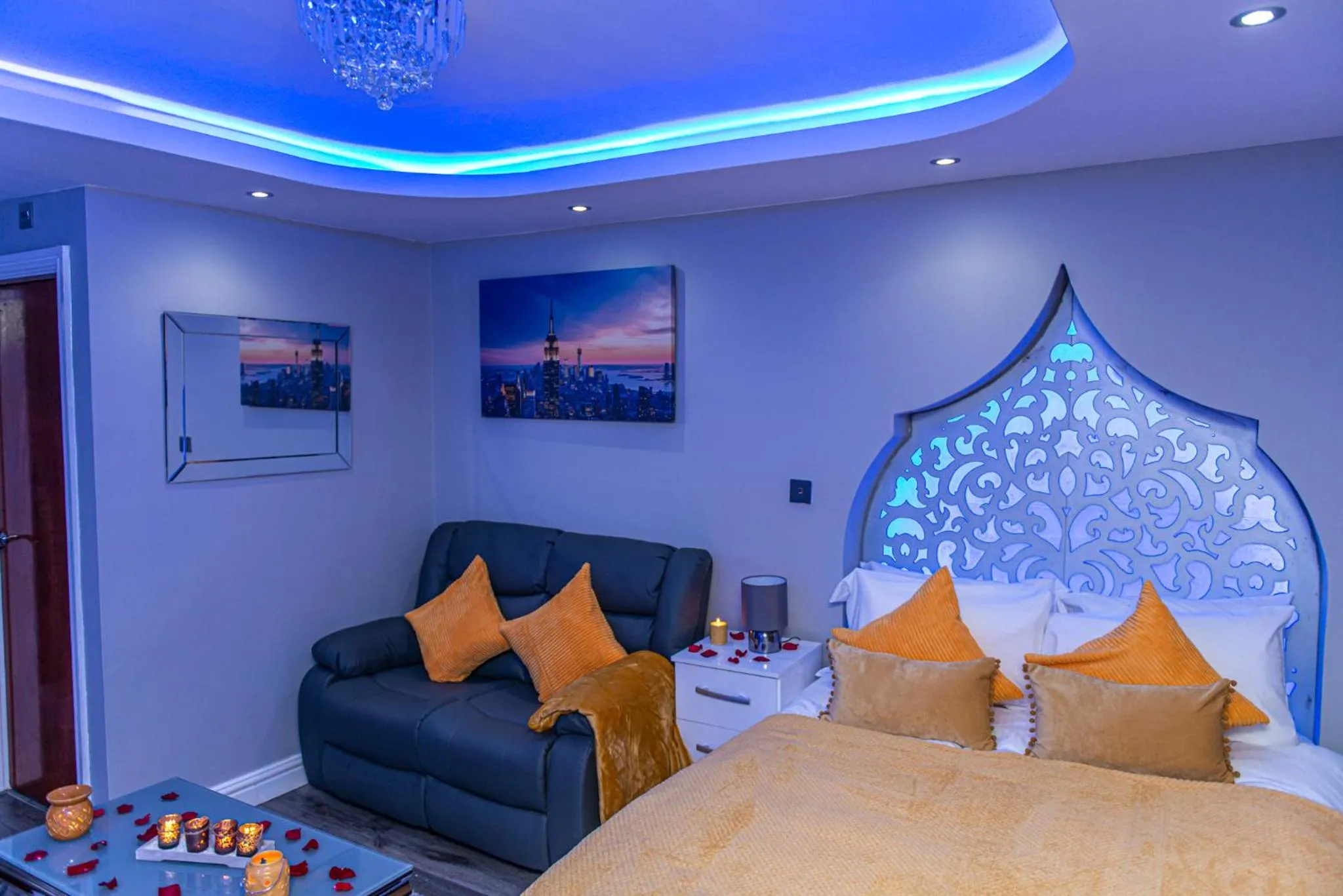 Bed in Meridian Serviced Apartments