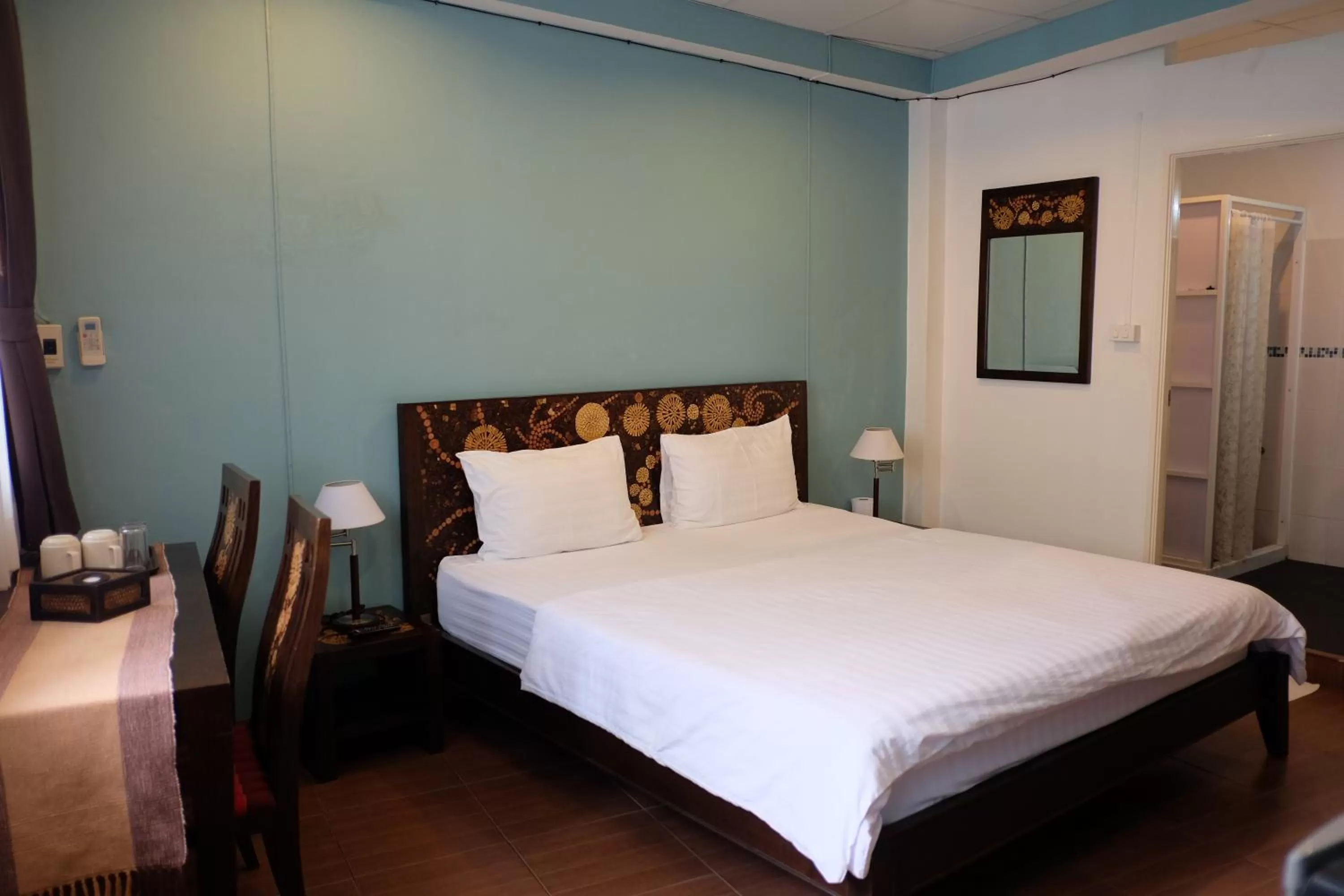 Bed in Baan Glang Soi