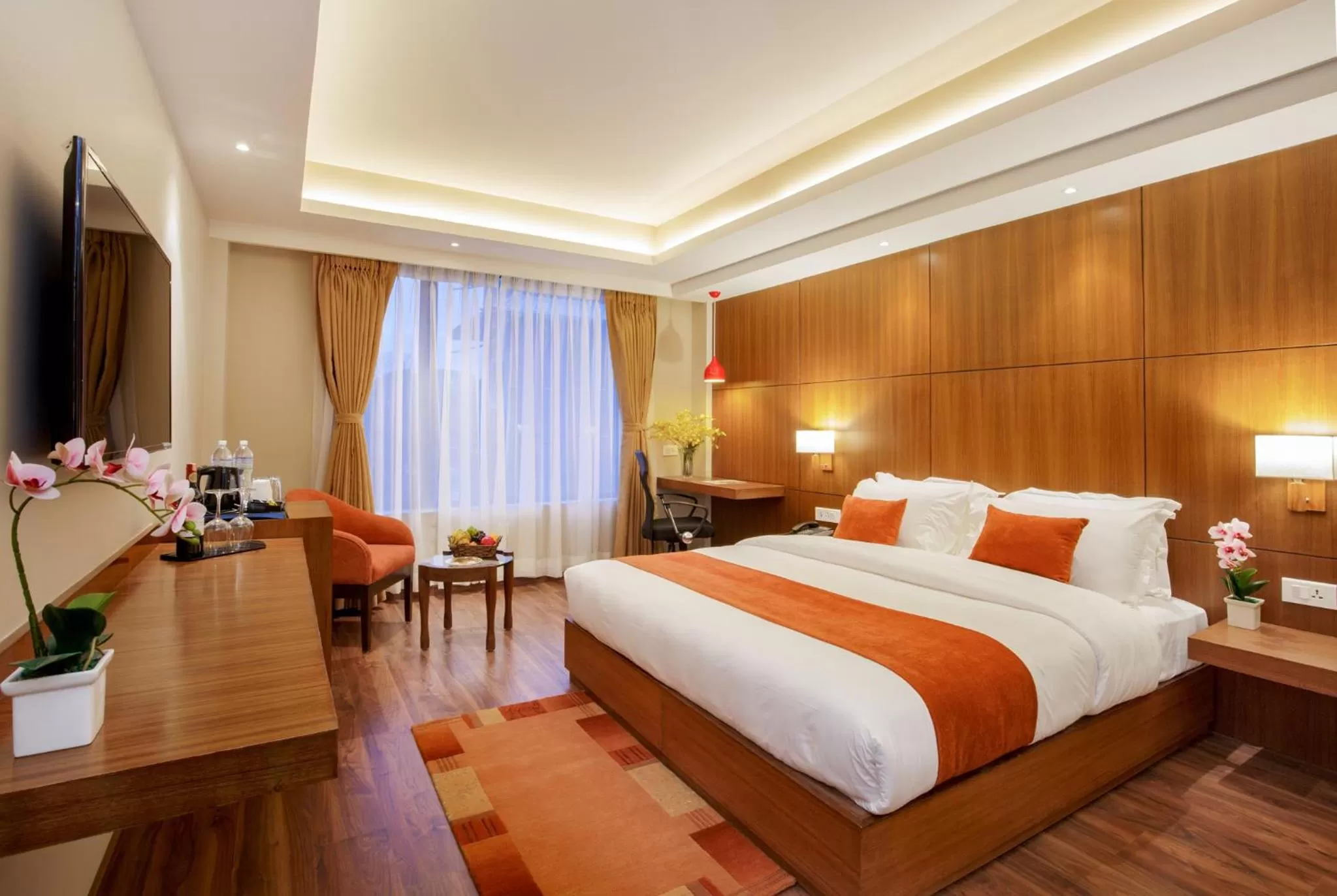 Bed in Hotel Thrive, A Tropical Courtyard