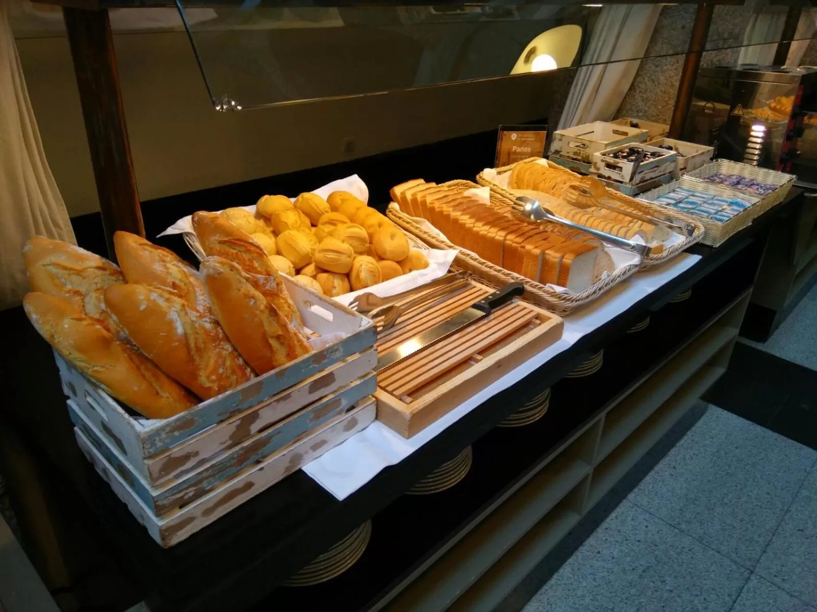 Buffet breakfast in Parador de La Granja