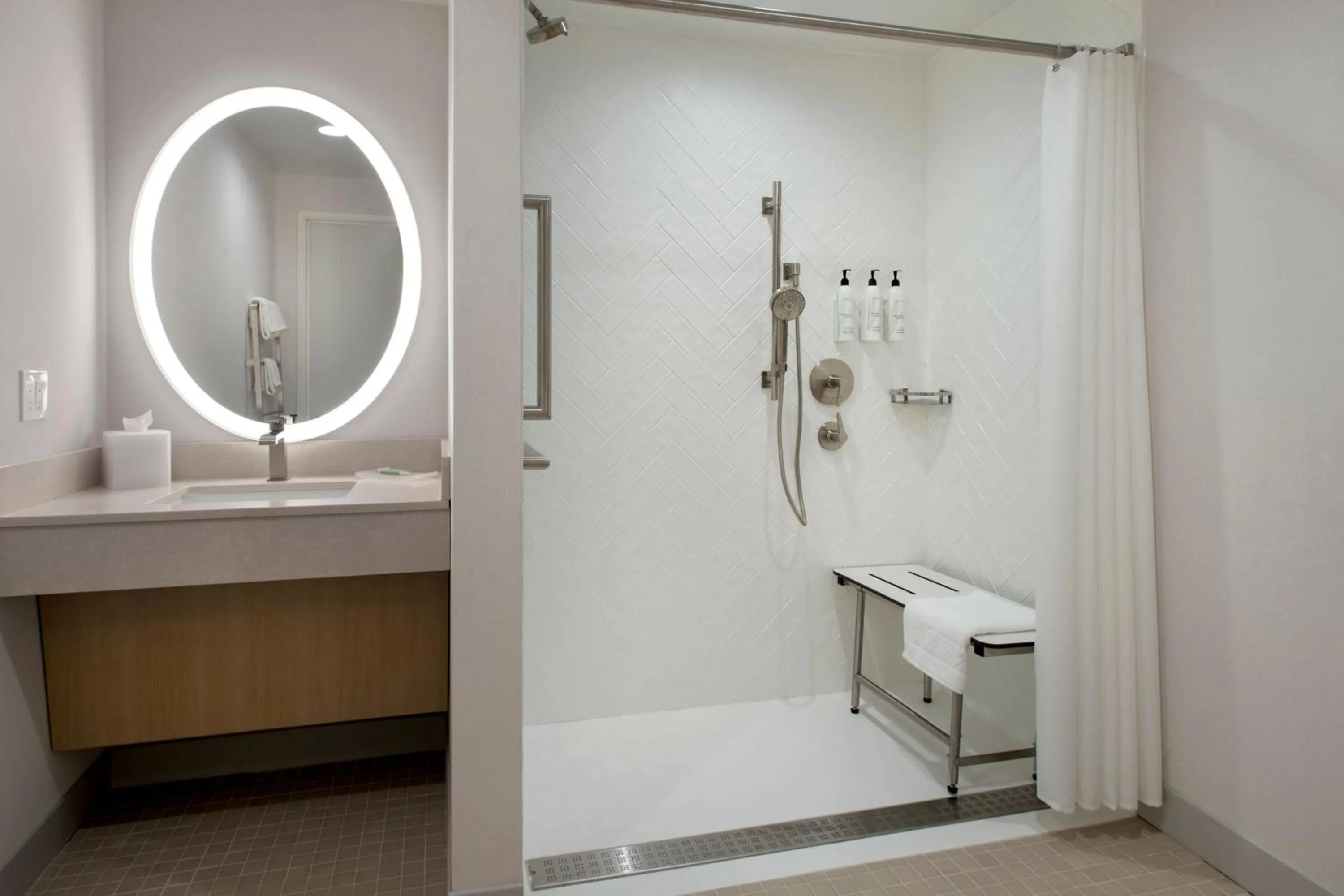 Bathroom in TownePlace Suites Portland Airport ME