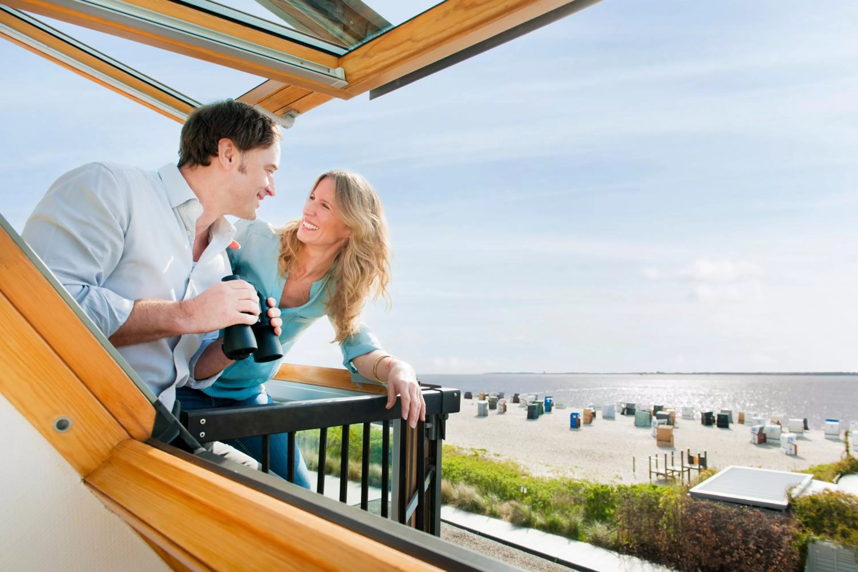 Lake view in Hotel Apartments Büngers - Mein Refugium am Meer mit Sommerstrandkorb
