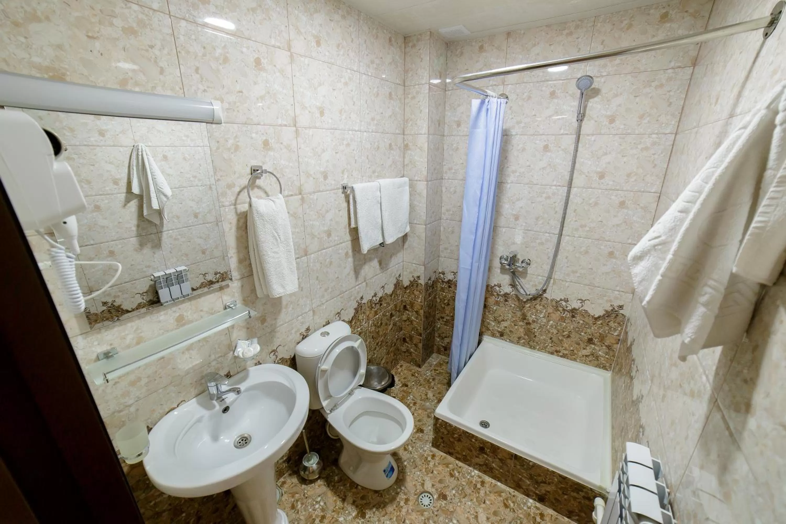 Bathroom in Caravan Hotel