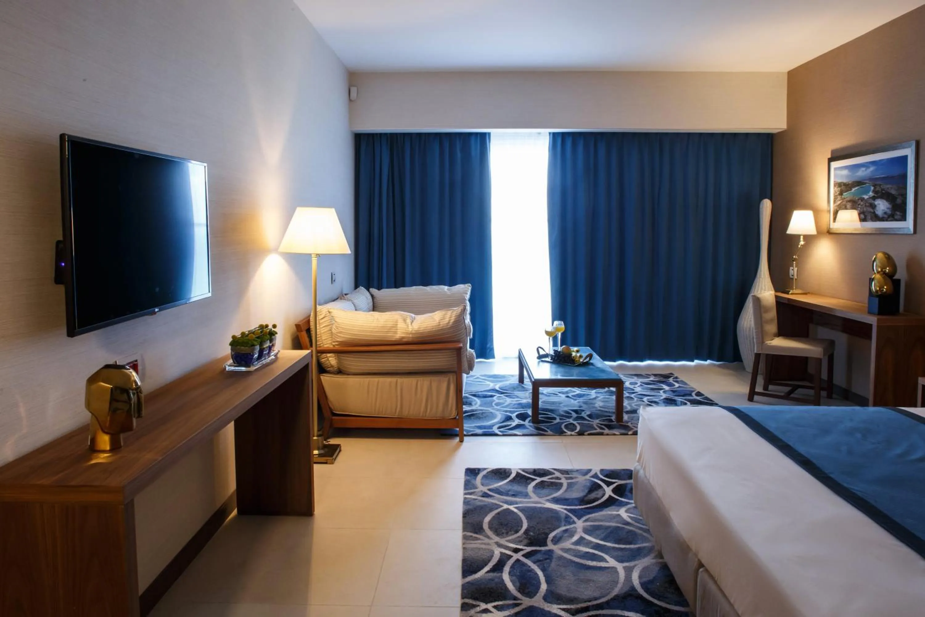 Balcony/Terrace, Bed in Medi Terre Boutique Hotel - By Saida Hotels