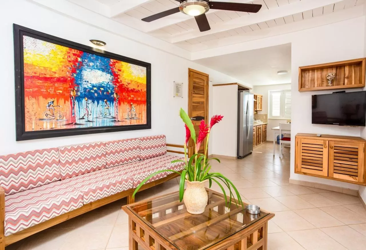 Communal lounge/ TV room in Albachiara Hotel - Las Terrenas