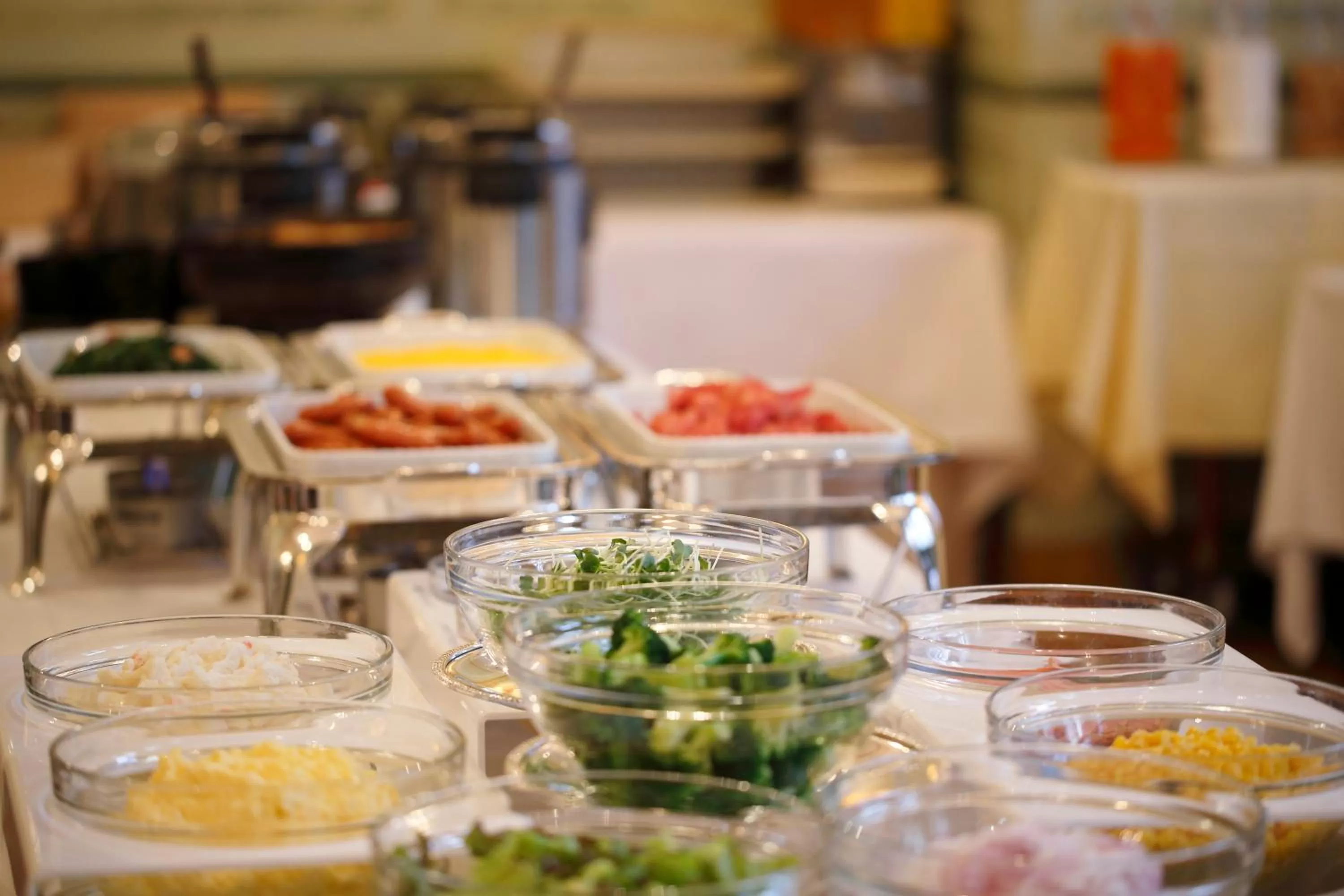 Buffet breakfast in Hotel Monterey Nagasaki