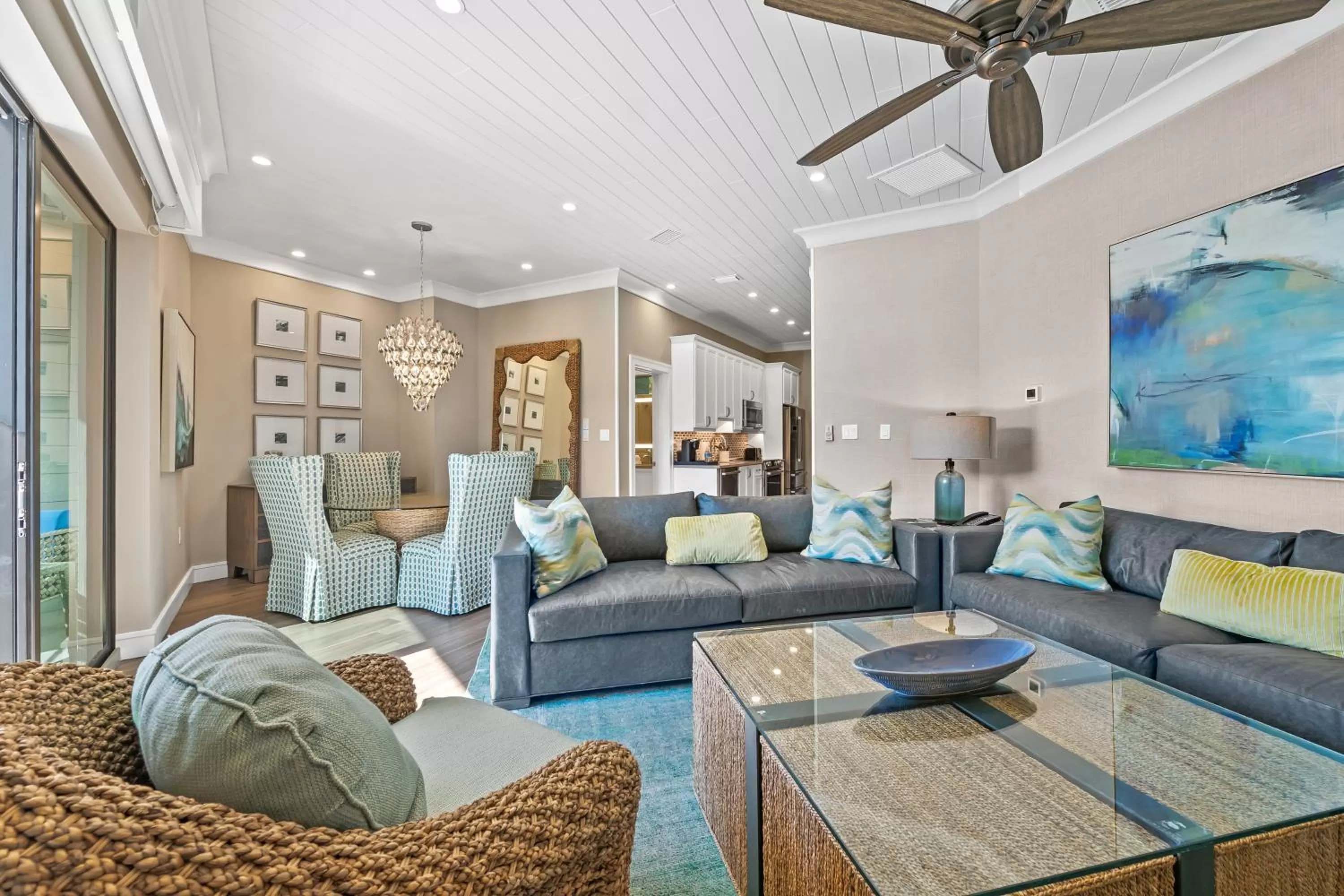 Living room in Anna Maria Beach Resort