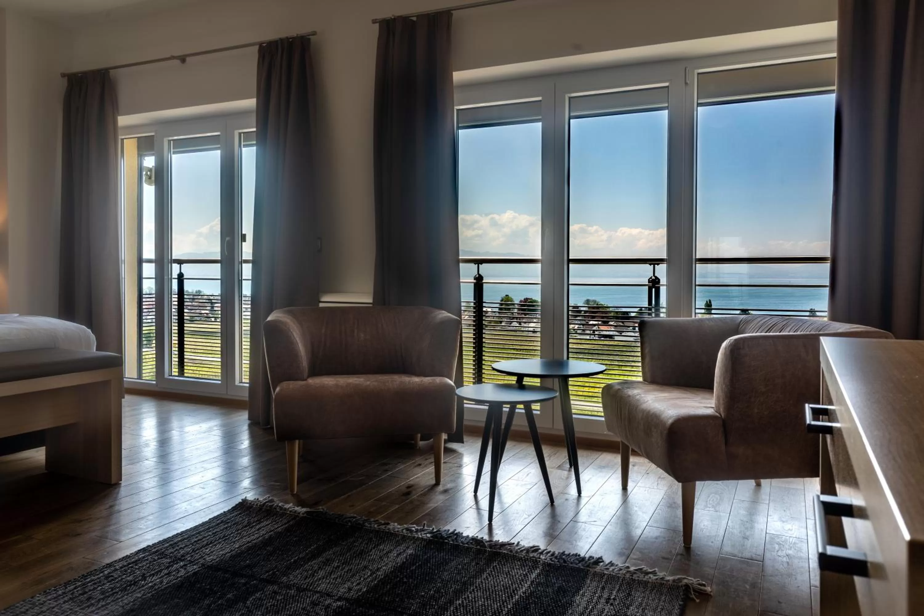 View (from property/room), Seating Area in Bodensee-Hotel Sonnenhof