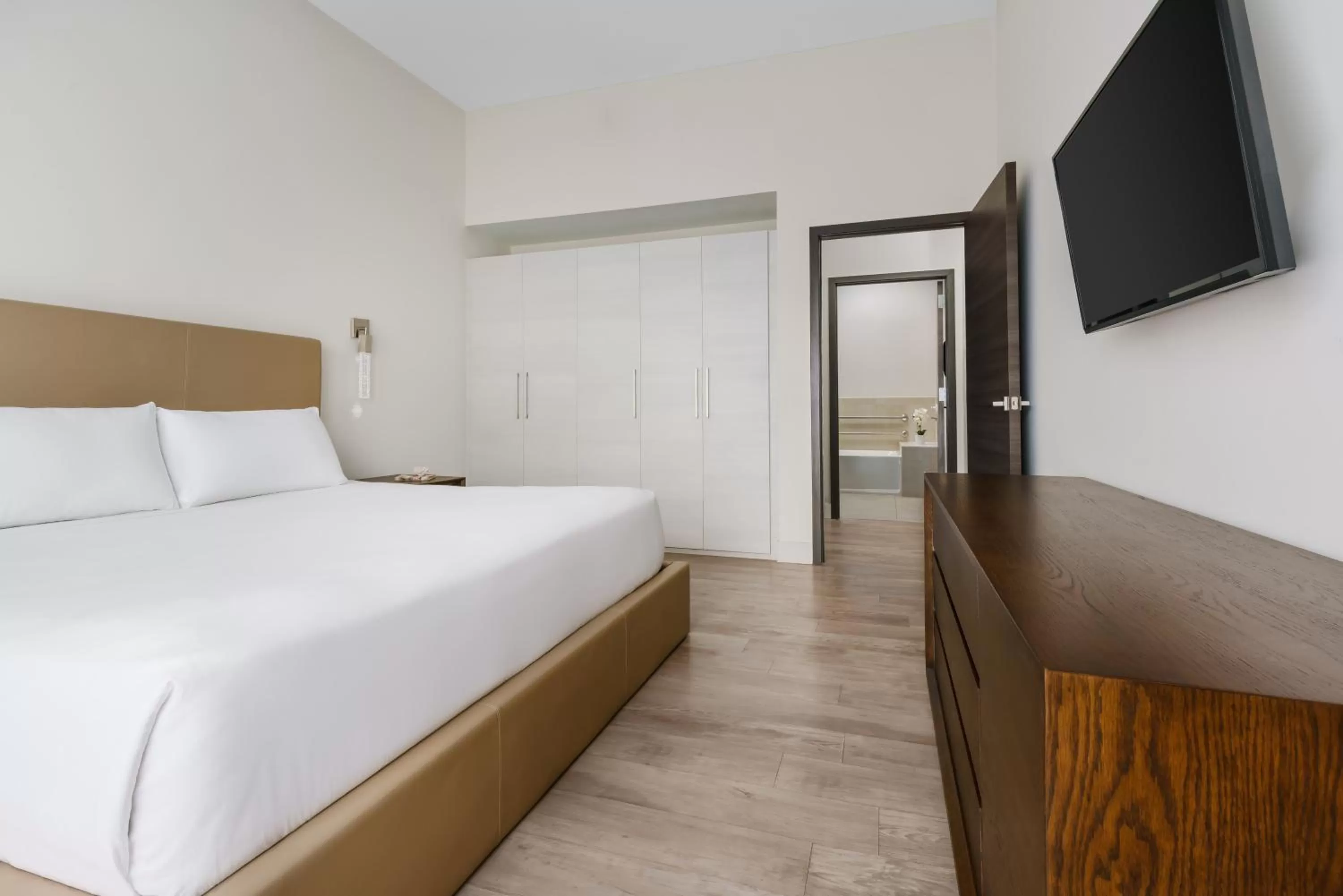 Bed in Costa Hollywood Beach Resort - An All Suite Hotel