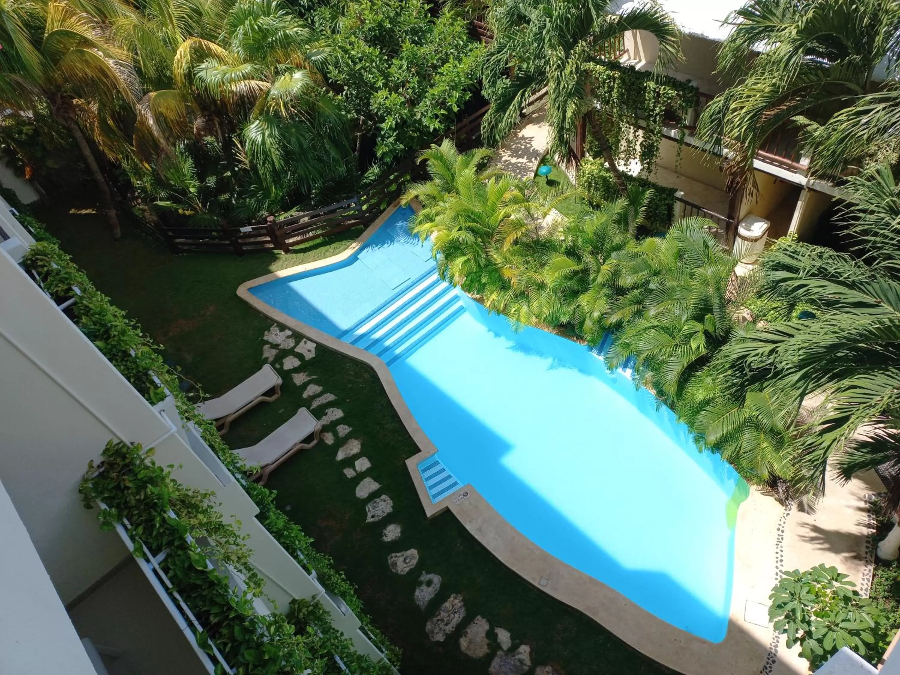 Garden view in Posada Sian Kaan Playa del Carmen - Wellness Oriented Hotel