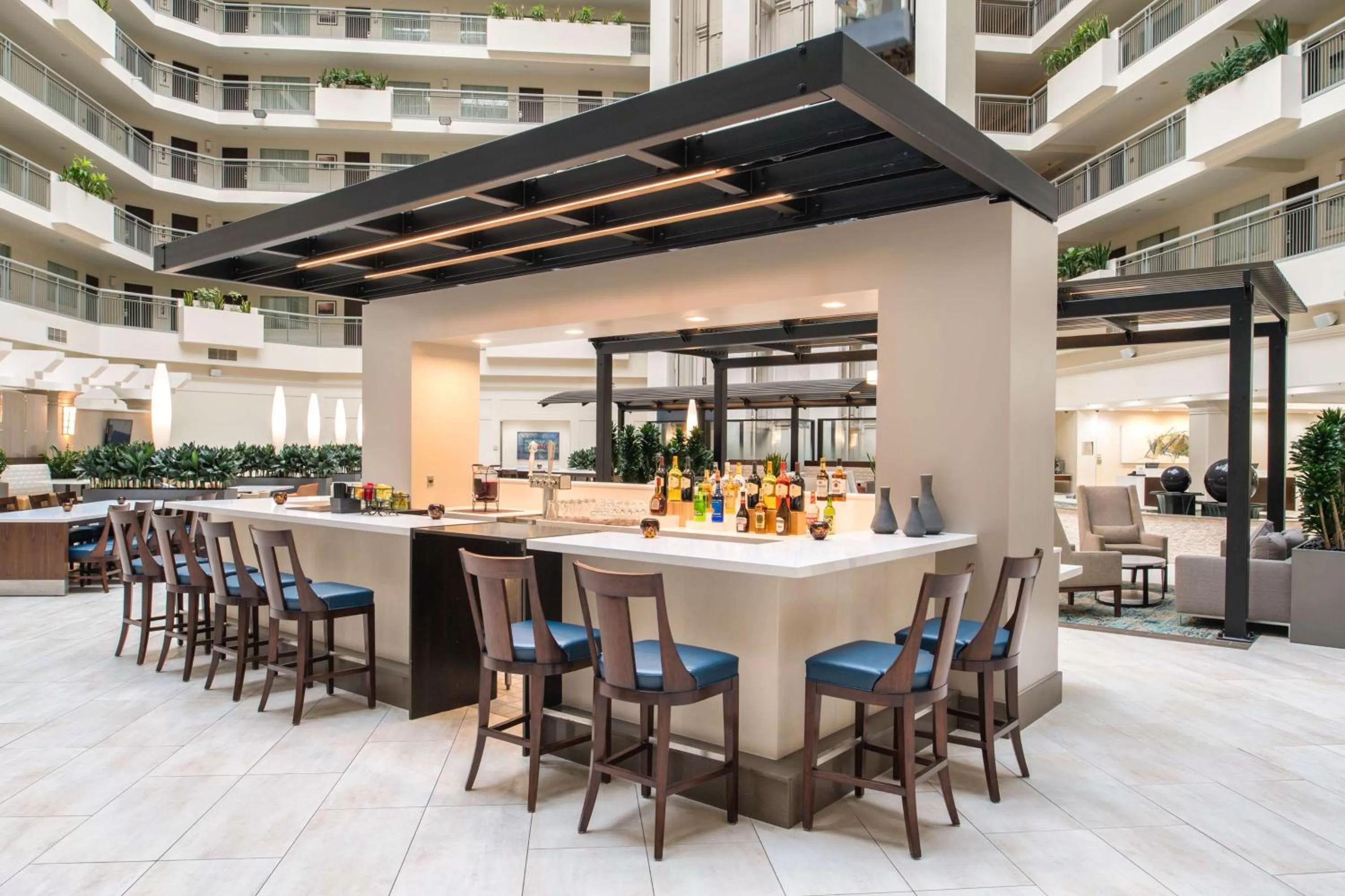 Lounge or bar in Embassy Suites By Hilton Seattle - Tacoma International Airport