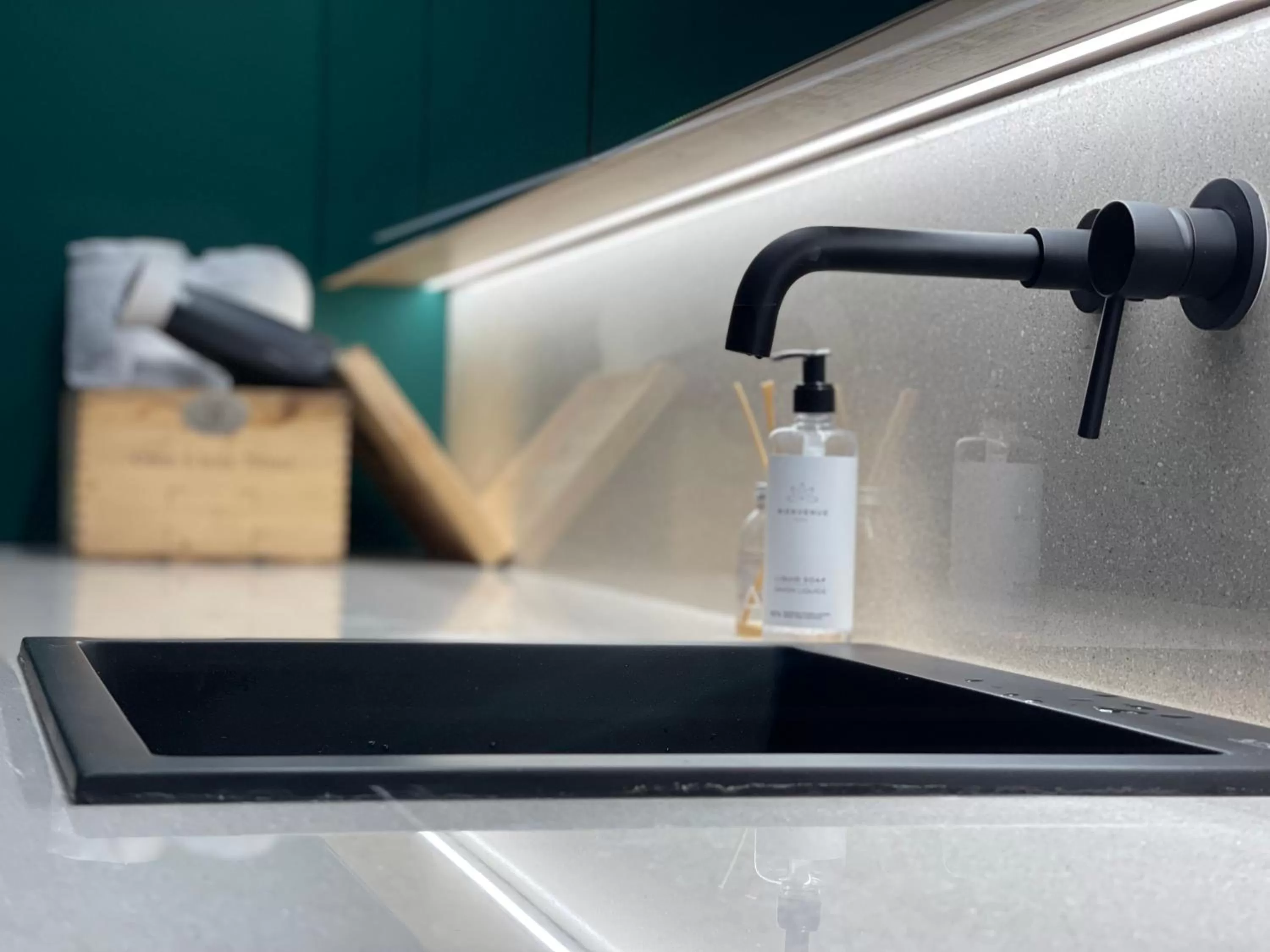 Decorative detail, Bathroom in Ambassador Skyline Apartments