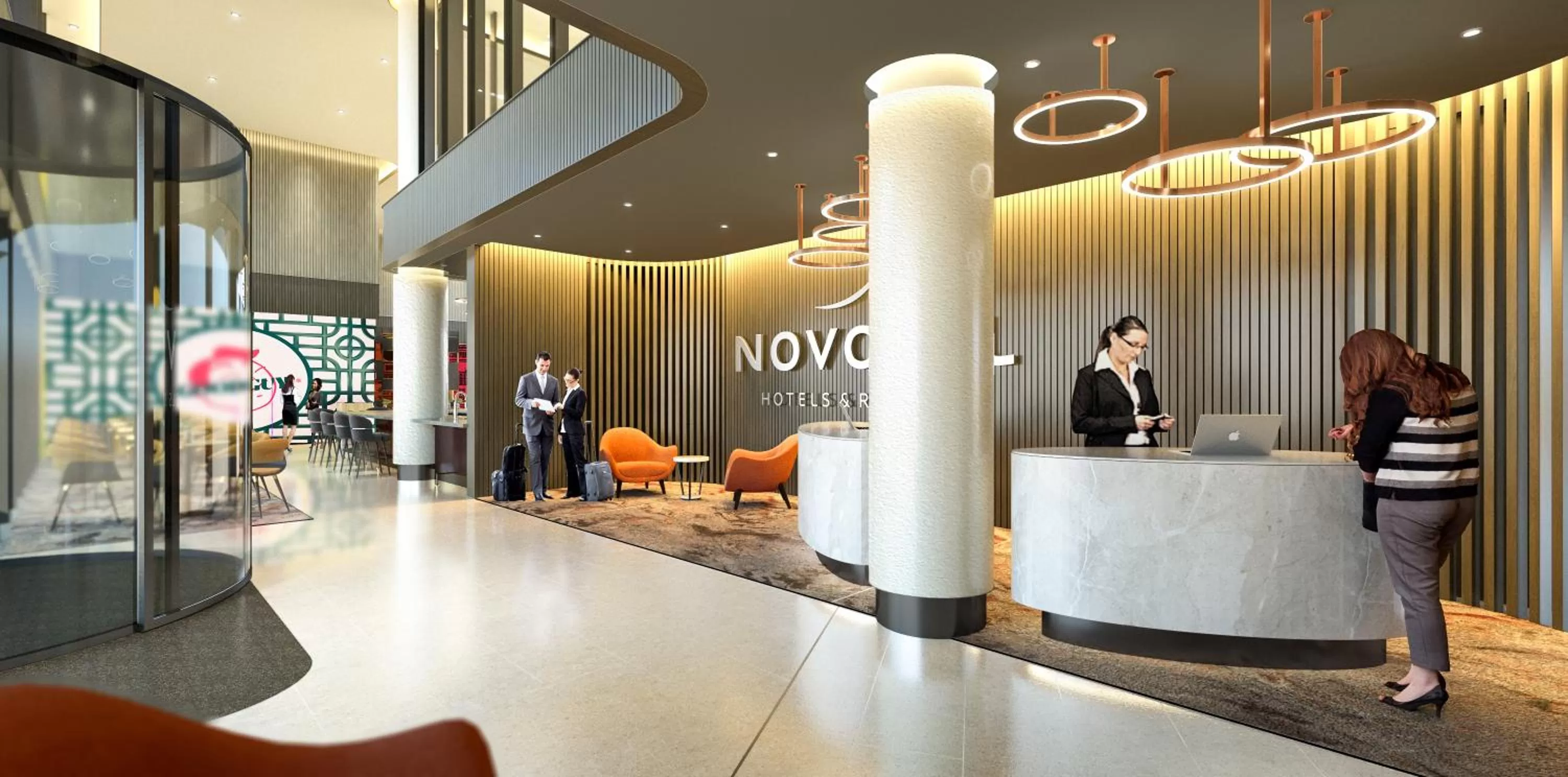 Lobby or reception in Novotel Devonport