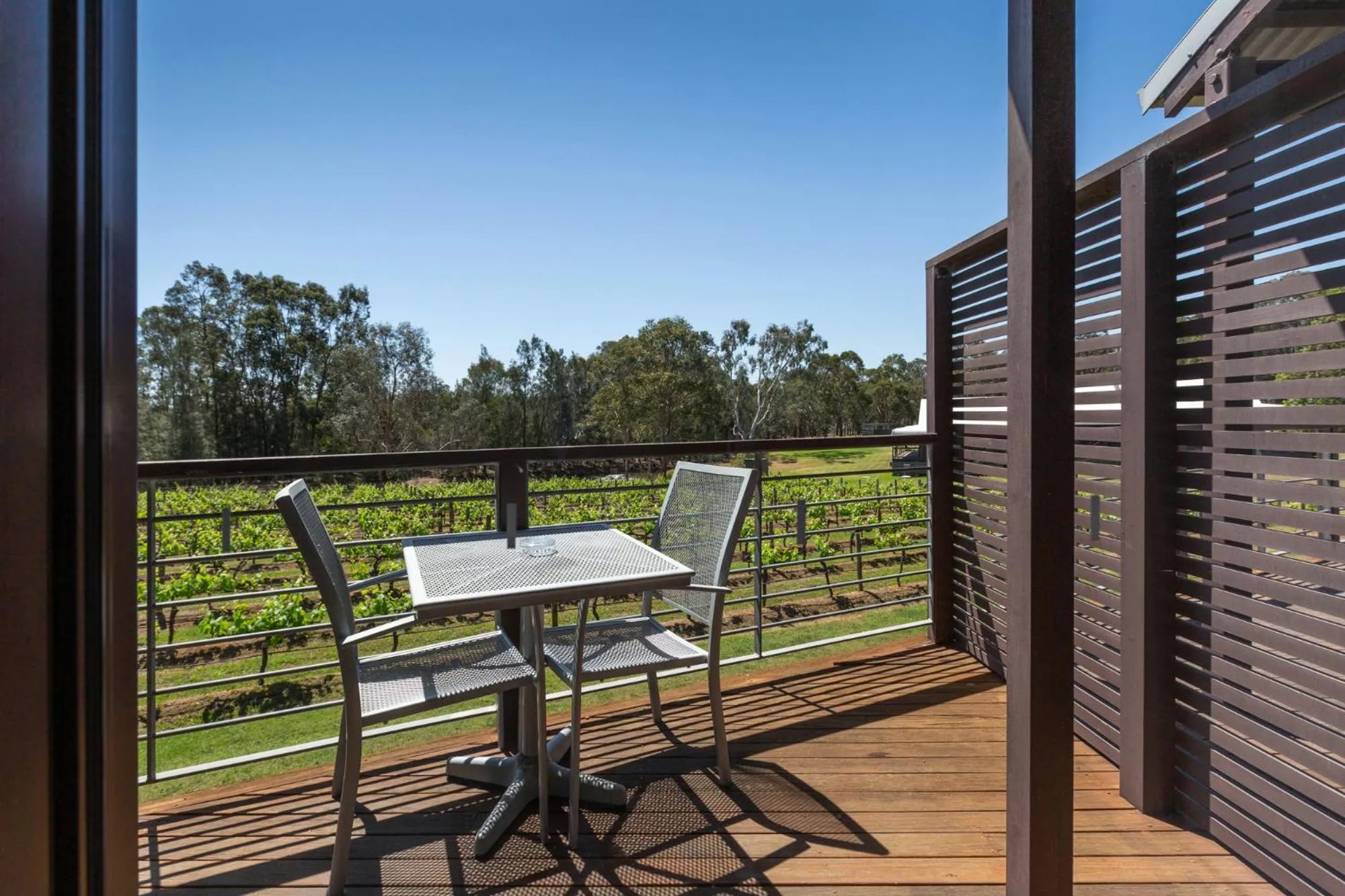 Patio in Hermitage Lodge