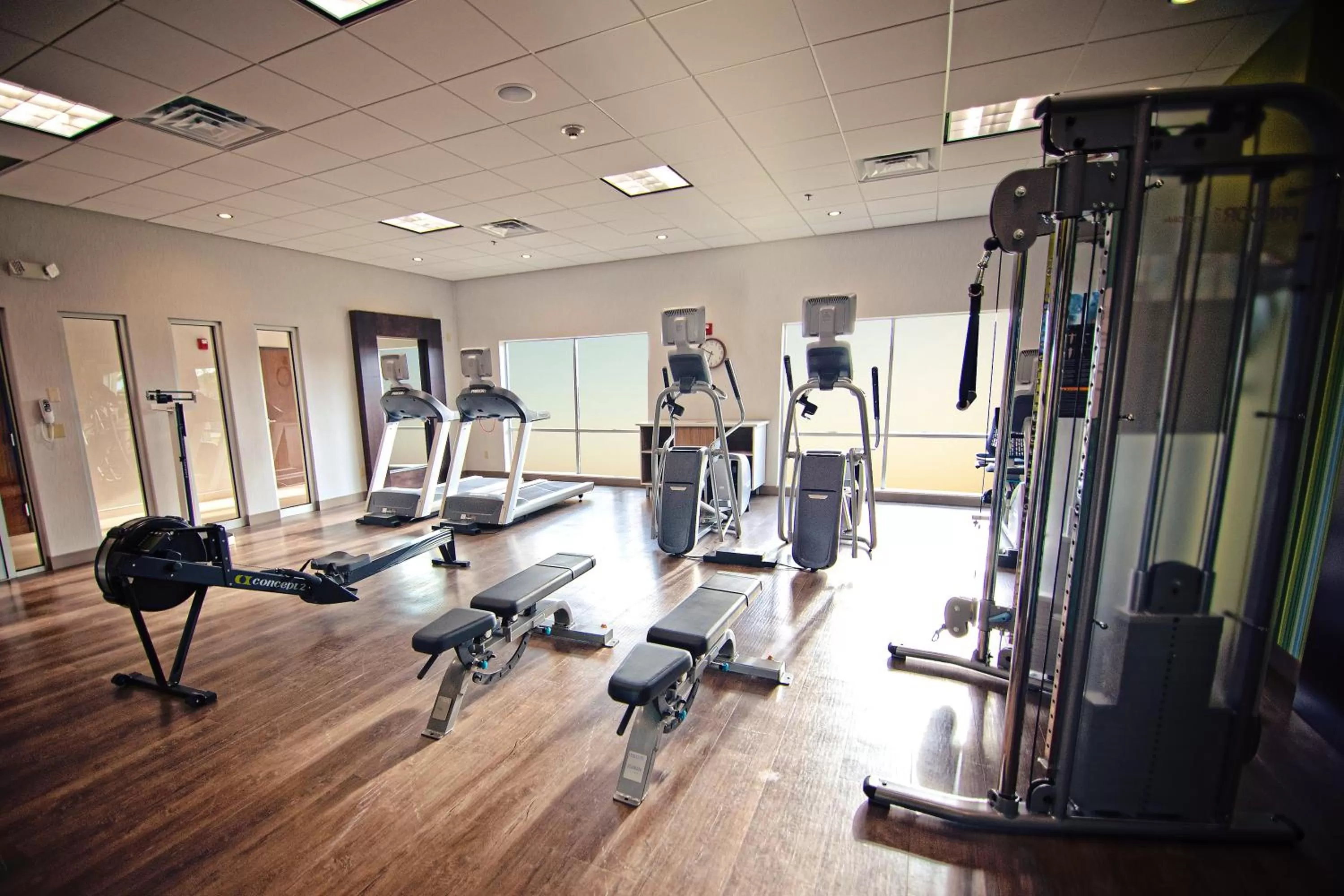 Fitness centre/facilities in Holiday Inn Express & Suites Edinburg- Mcallen Area, an IHG Hotel