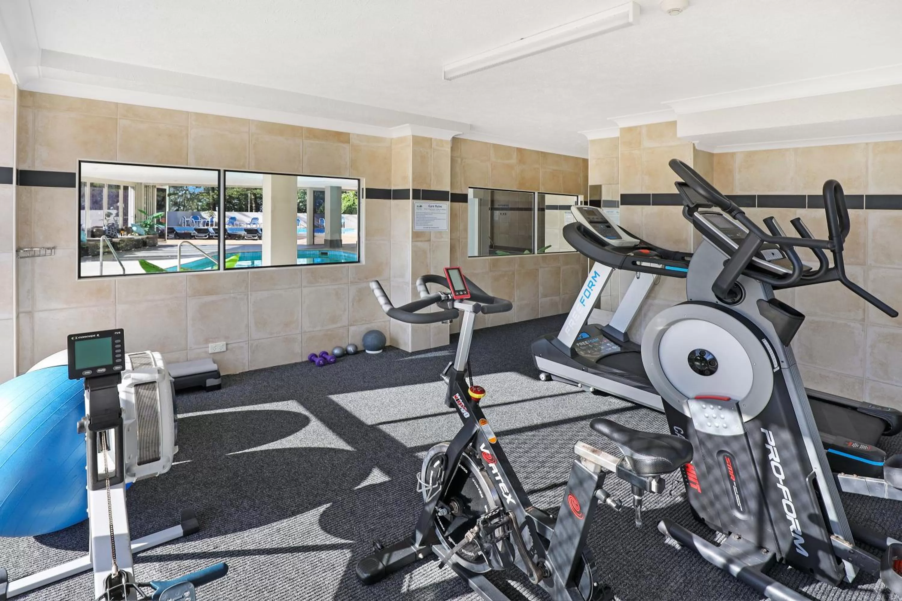 Fitness centre/facilities in Pacific Regis Beachfront Holiday Apartments