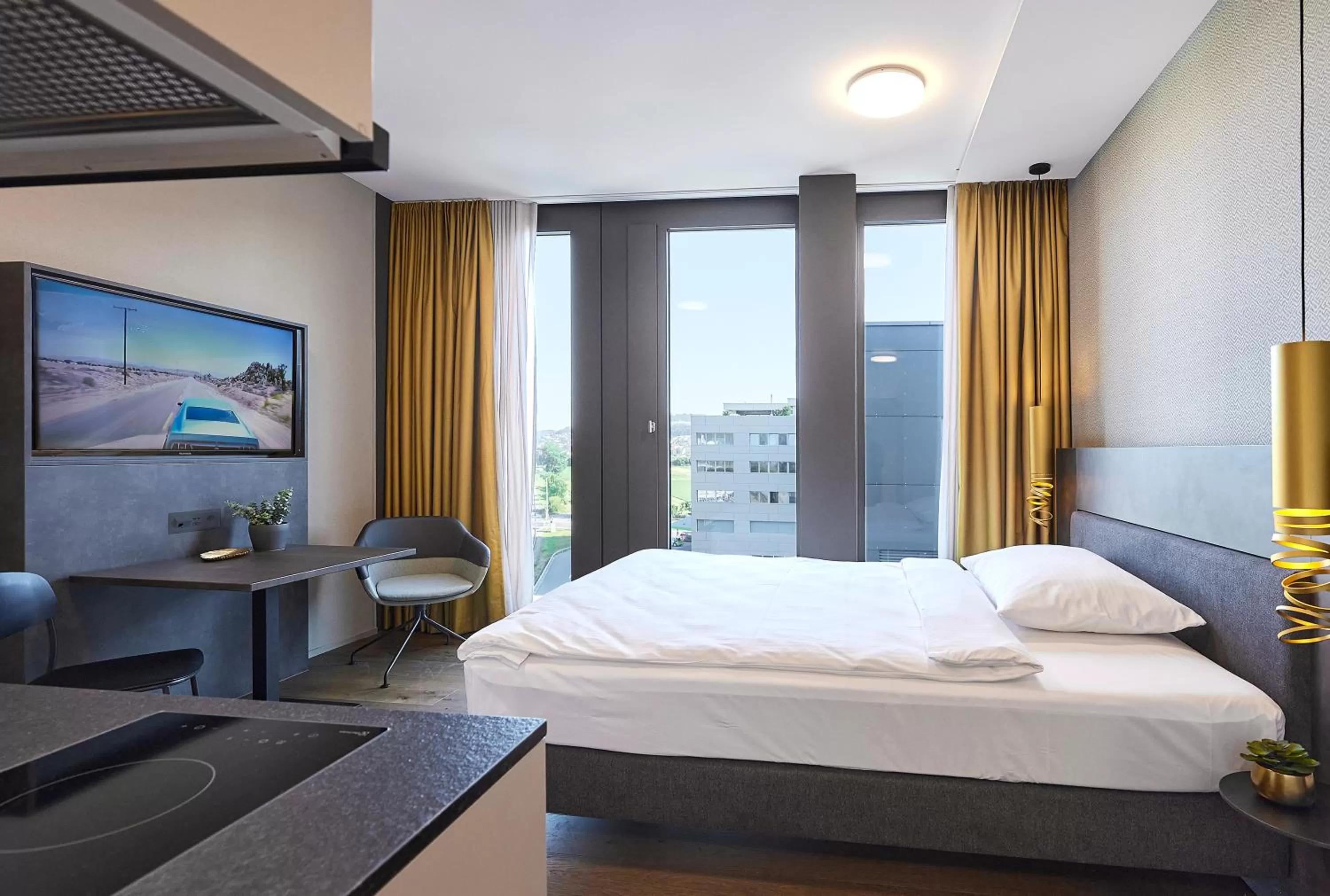 Photo of the whole room, Bed in Lumen Apartments