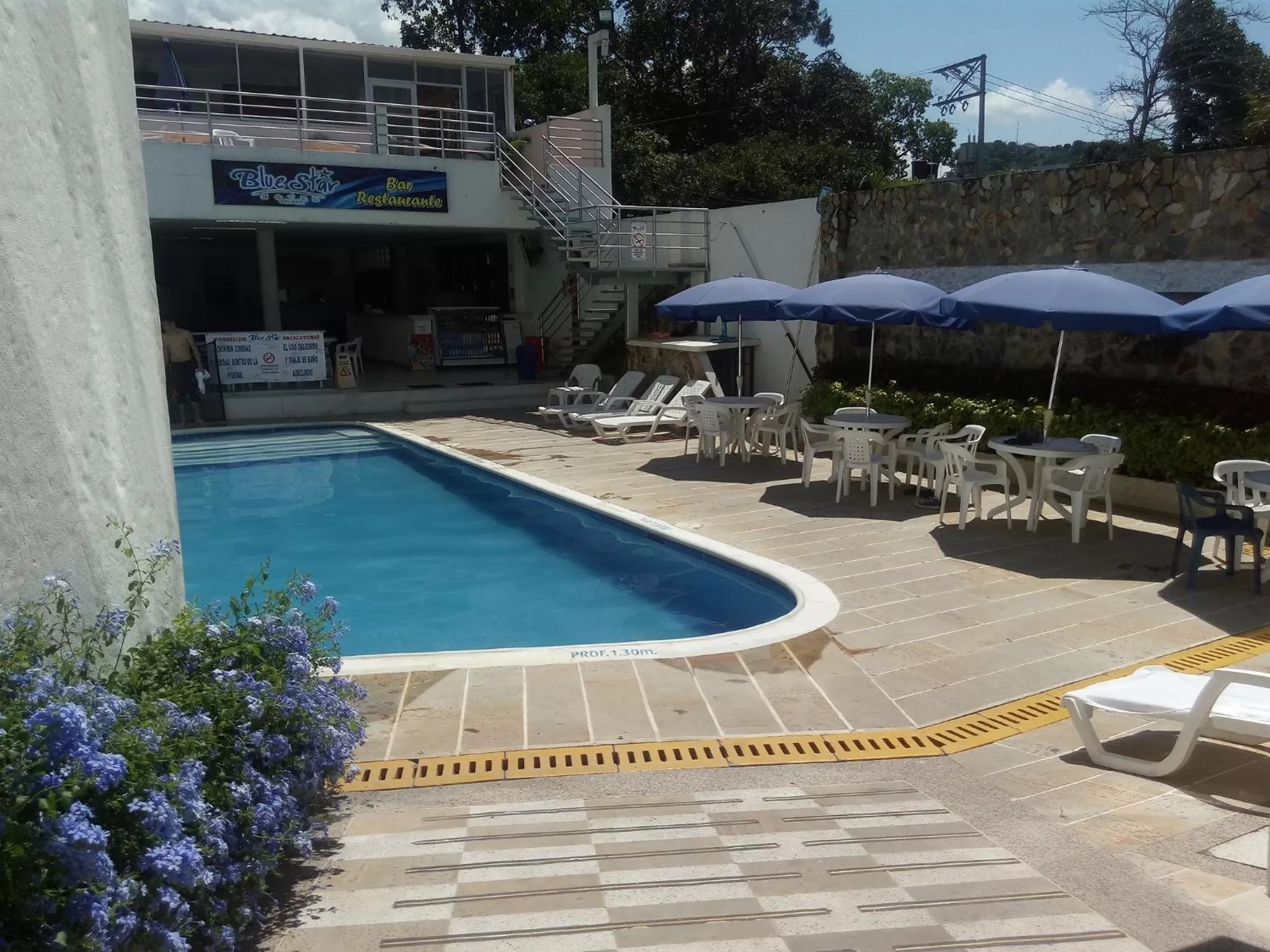 Swimming pool in Blue Star Hotel