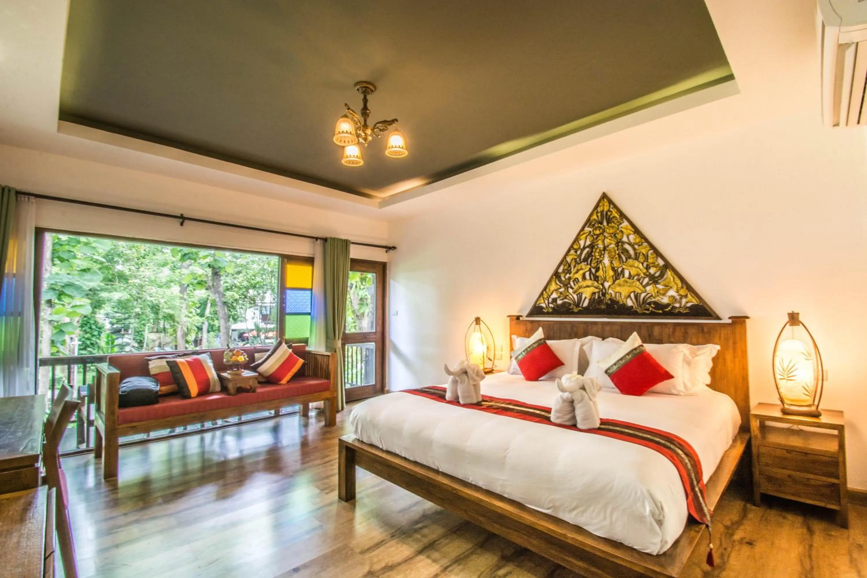 Bed in E-Outfitting Doikham Resort