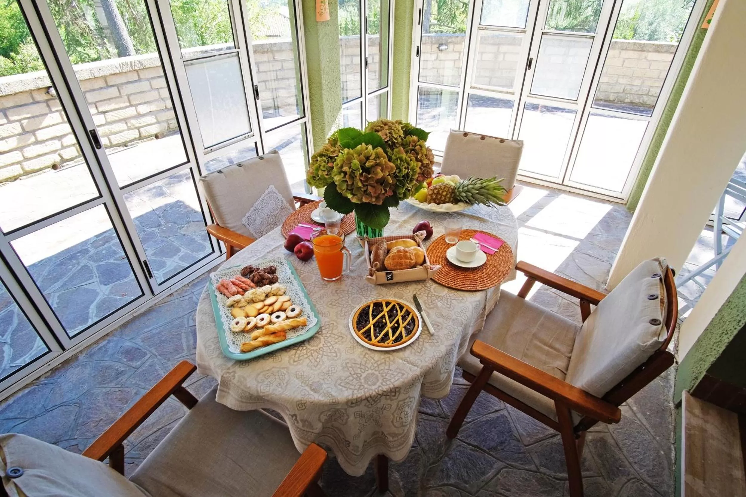 Patio in Bed and Breakfast Romantica Evasione