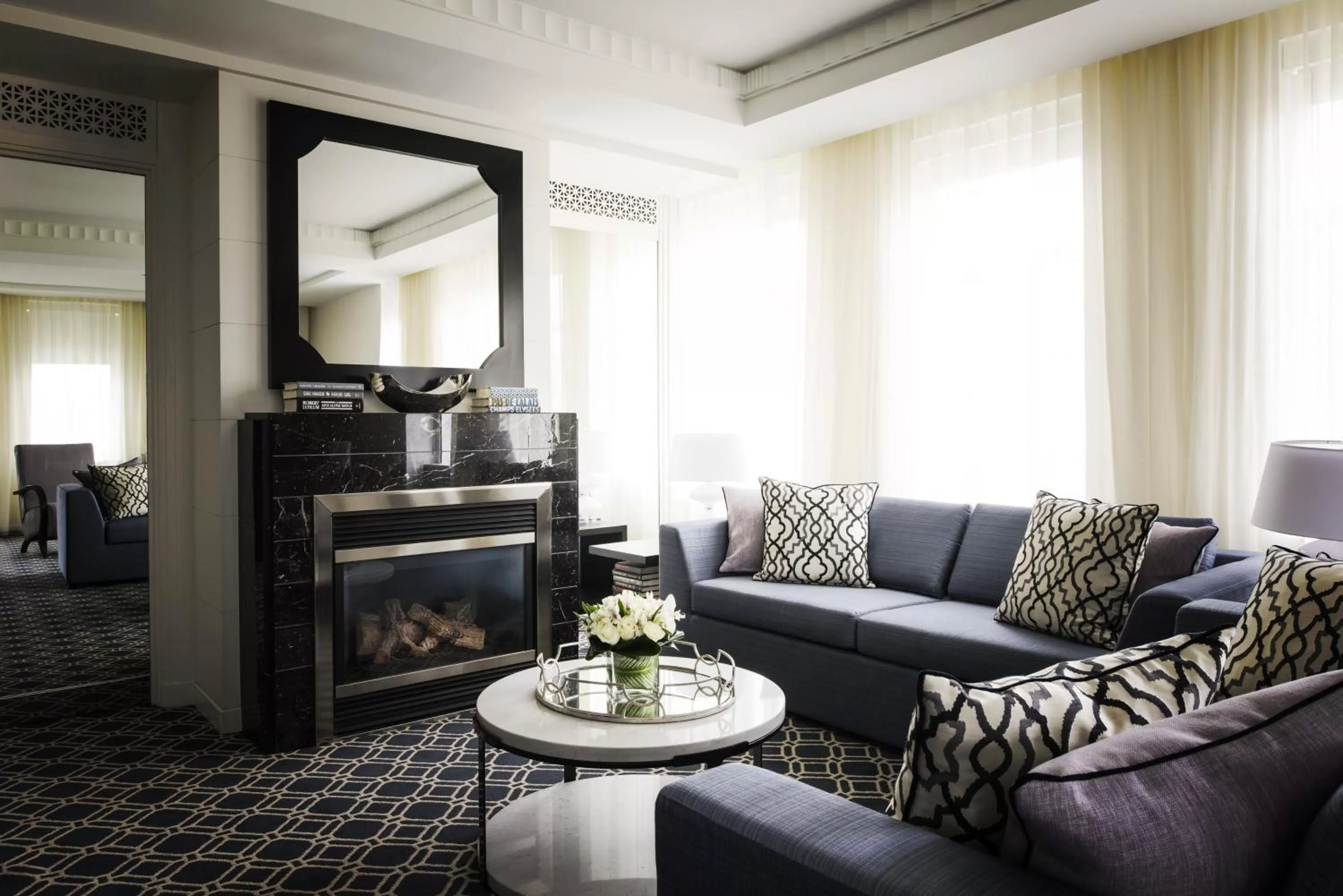 Living room in Sofitel Lafayette Square Washington DC