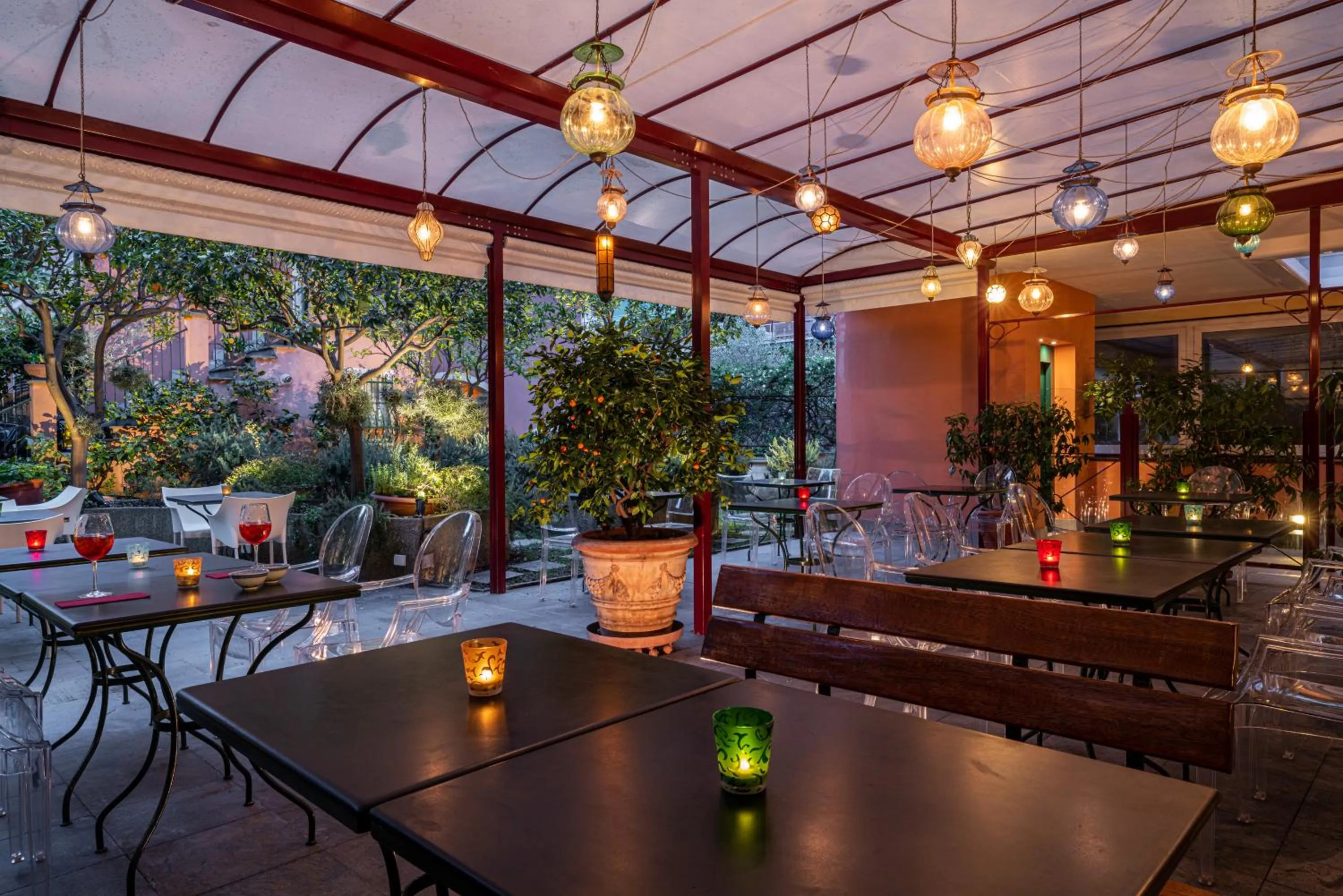 Garden in Albergo Minerva