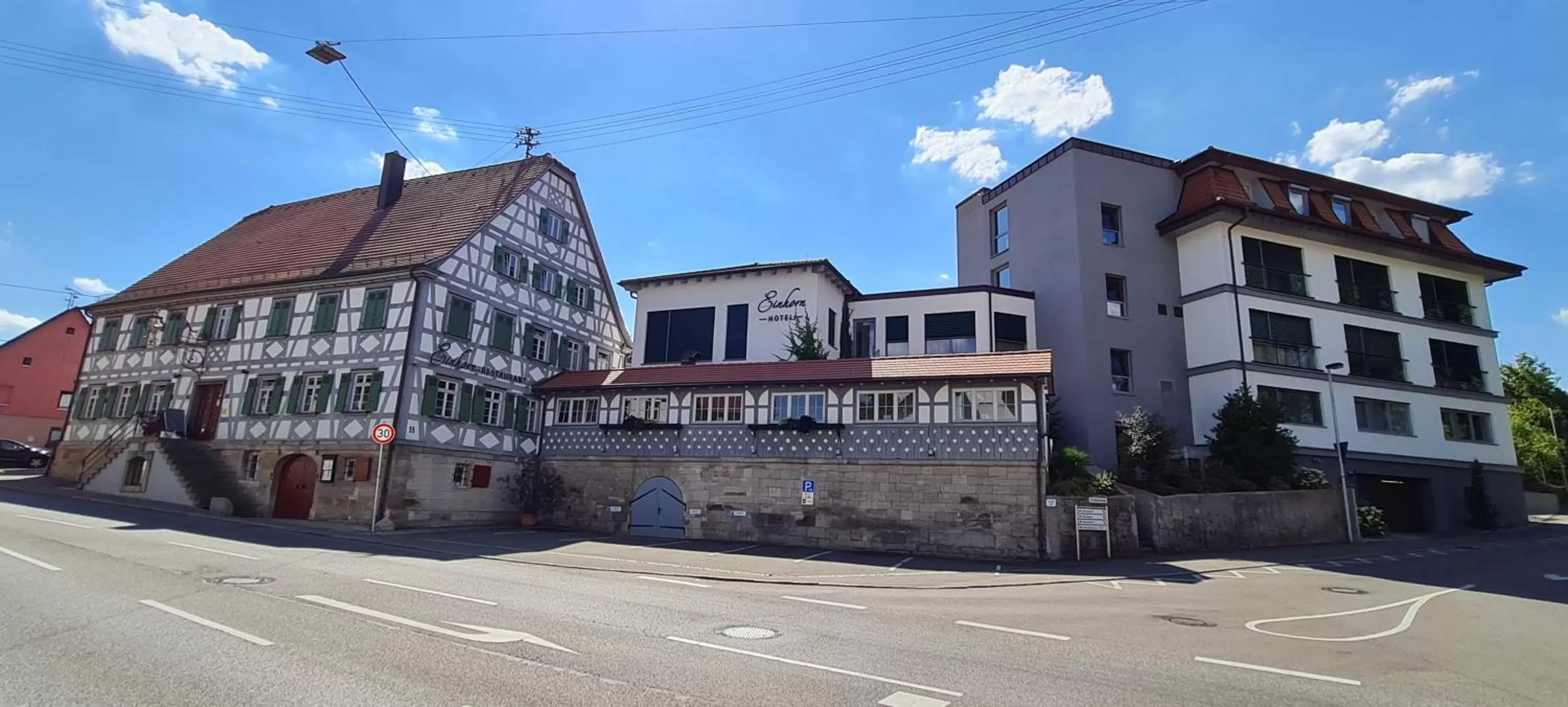 Property building in Restaurant & Hotel Einhorn