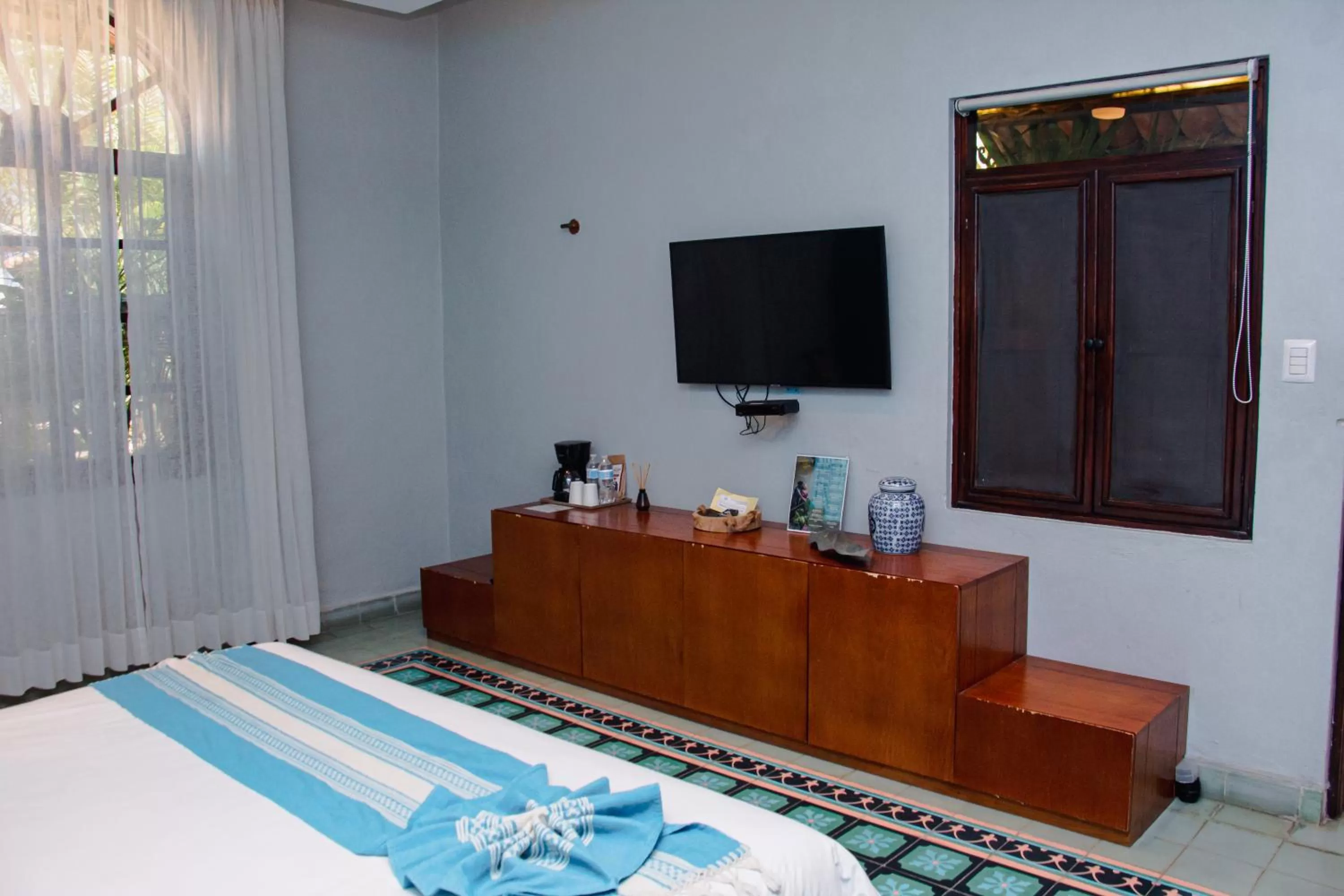 Bed in Hotel Marionetas