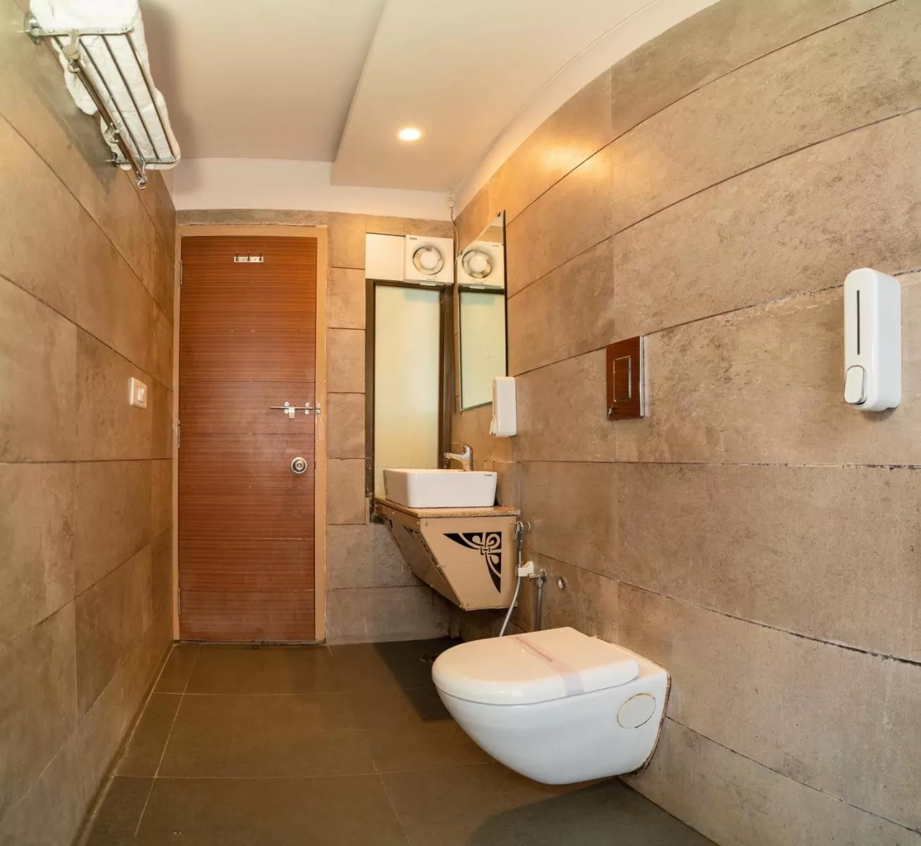 Bathroom in Uddhav Vilas A Family Hotel
