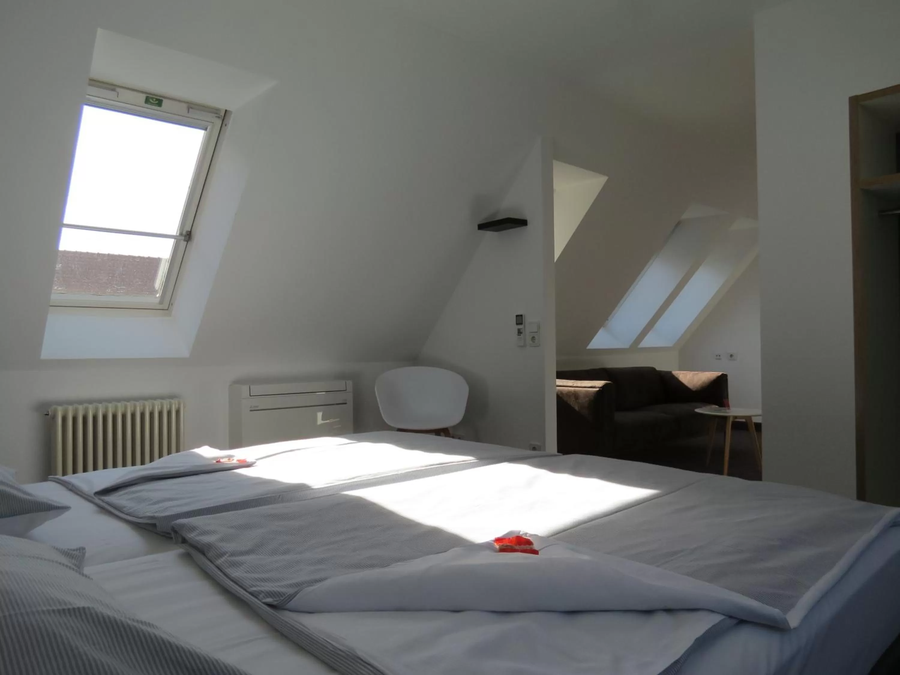 Bed in Comfor Hotel Ulm City