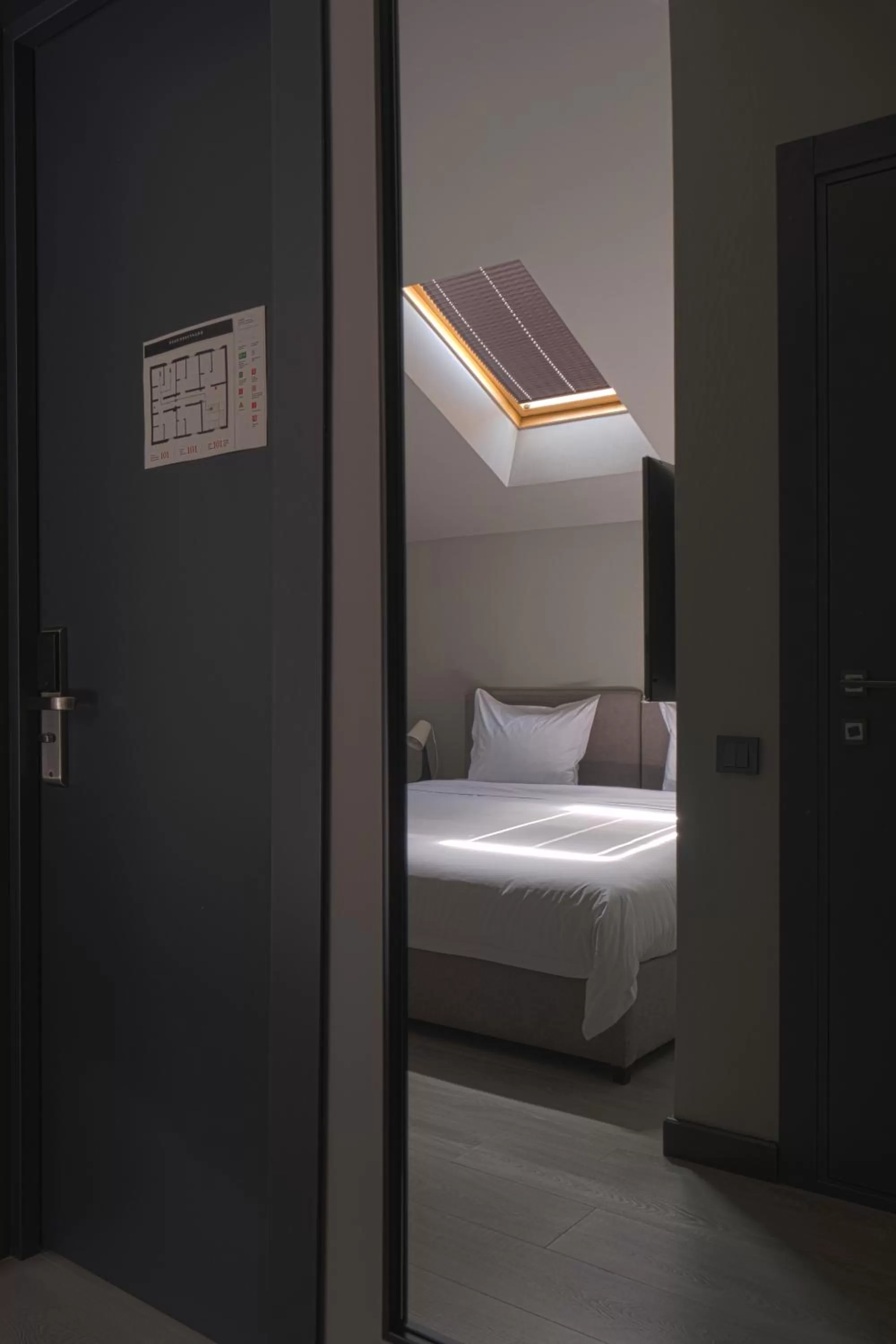 Decorative detail, Bed in Sapiens Hotel