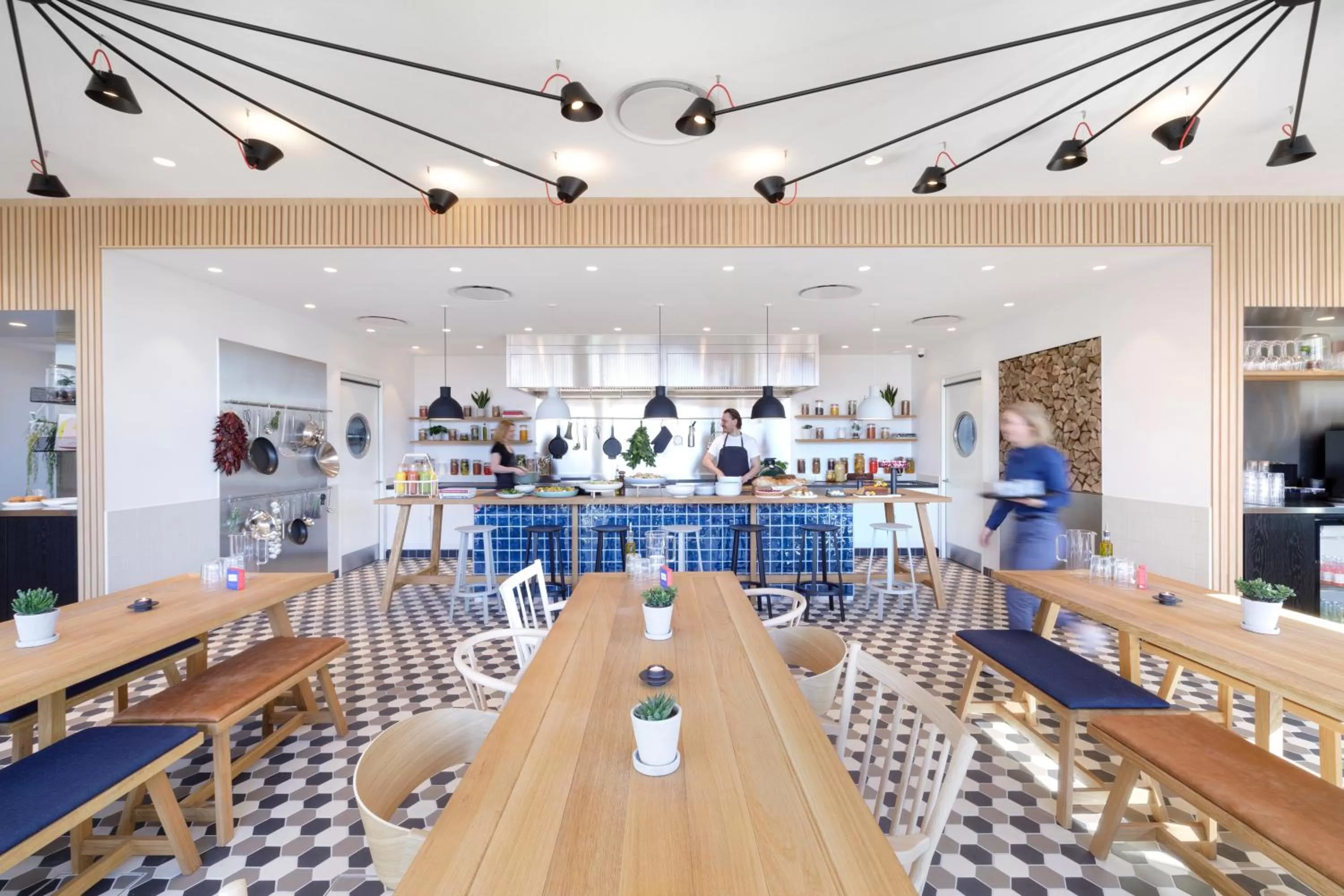 Seating area in Zoku Copenhagen