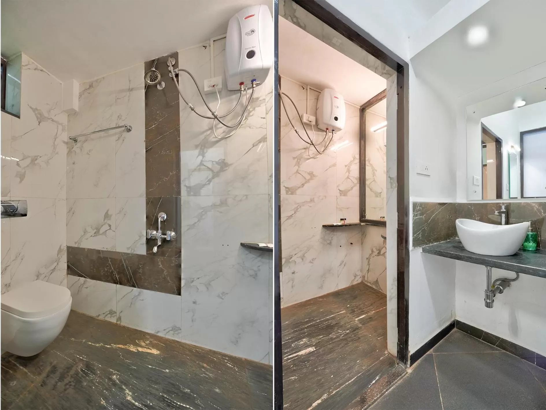 Shower in Blu Missel By The River