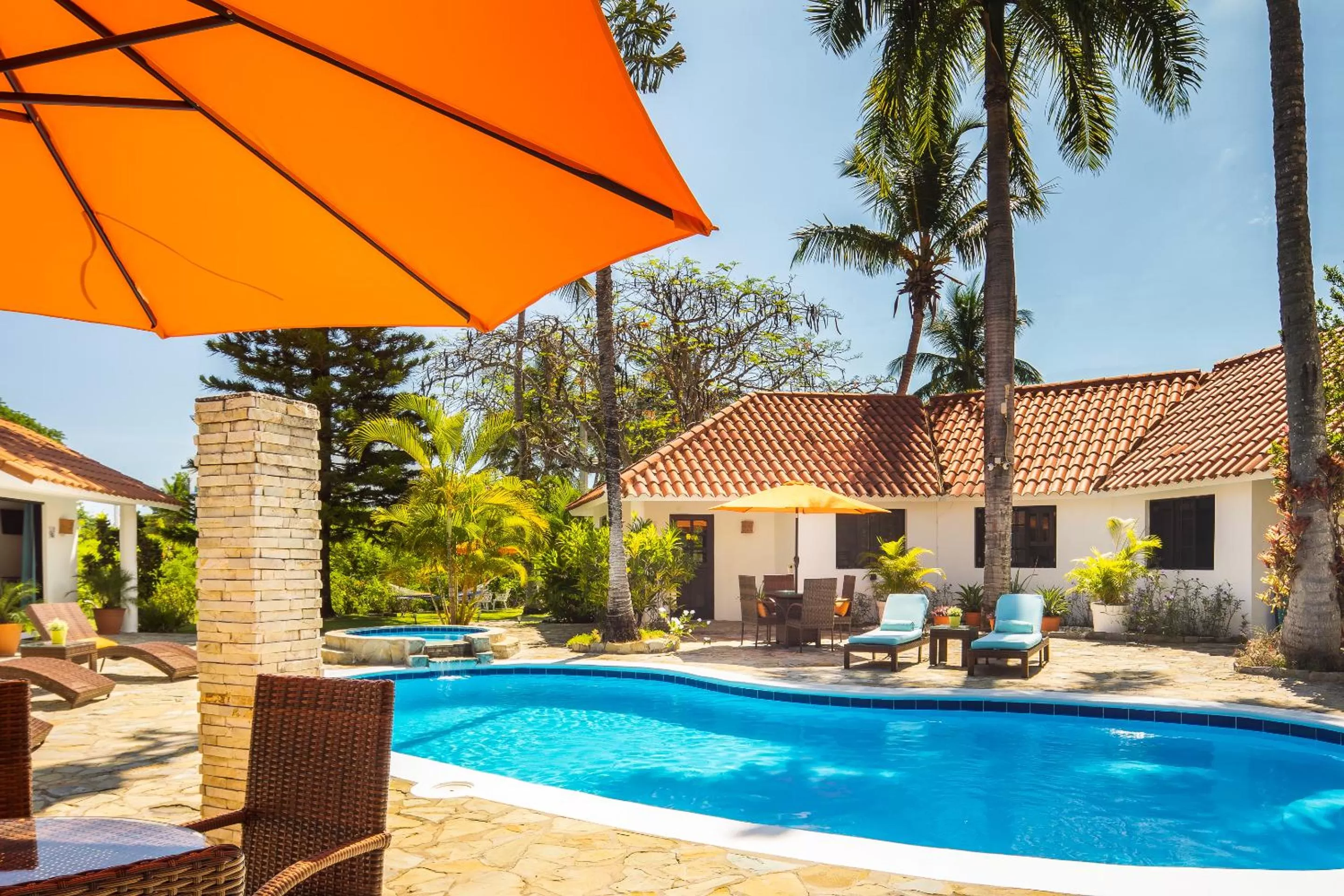 Swimming pool in Garden By The Sea