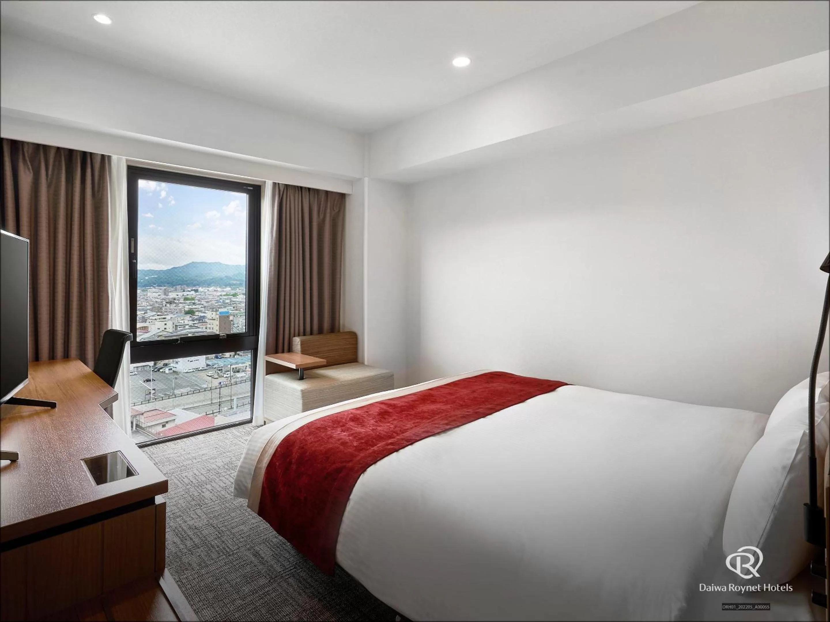 Photo of the whole room, Bed in Daiwa Roynet Hotel Yamagata Ekimae